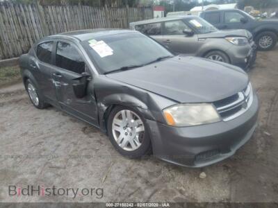2011 Dodge AVENGER, gray — VIN 1B3BD4FB0BN578975, IAAI