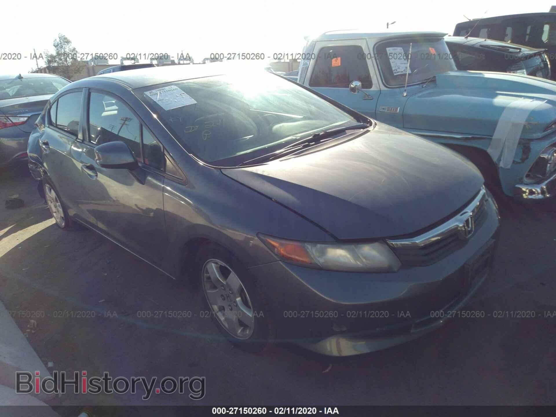 Фотография 19XFB2F55CE301250 - HONDA CIVIC 2012