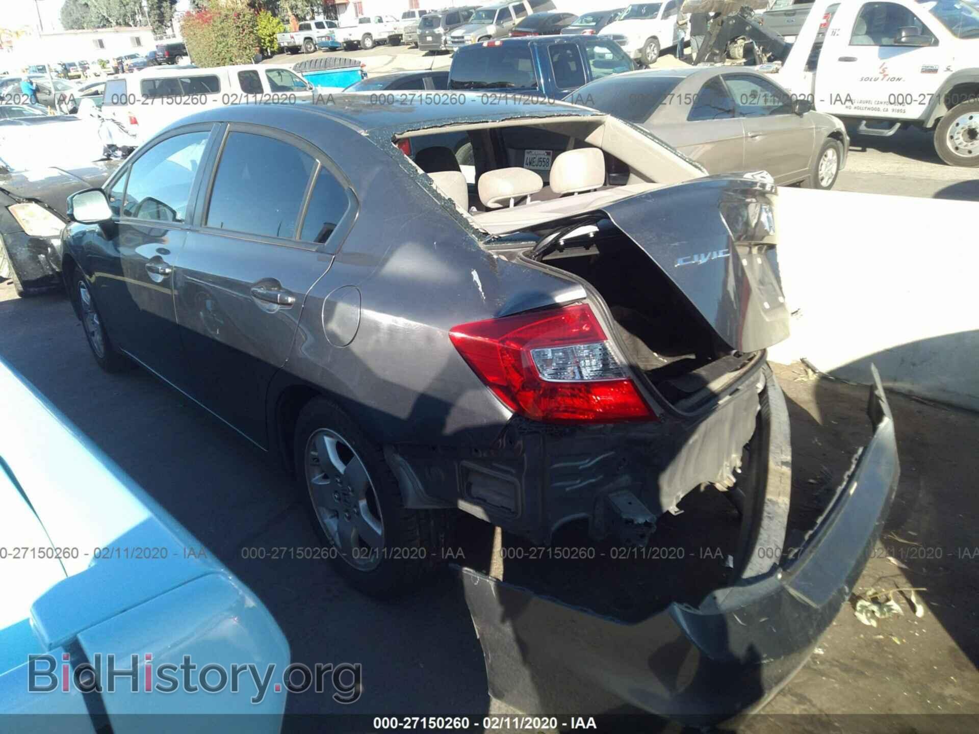 2012 HONDA CIVIC - VIN: 19XFB2F55CE301250 - Фото 3