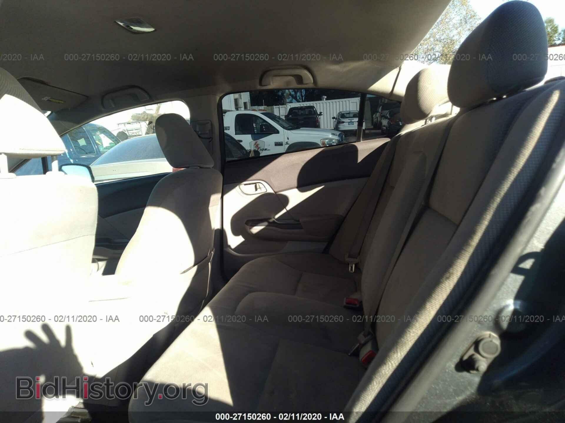 2012 HONDA CIVIC - VIN: 19XFB2F55CE301250 - Фото 8