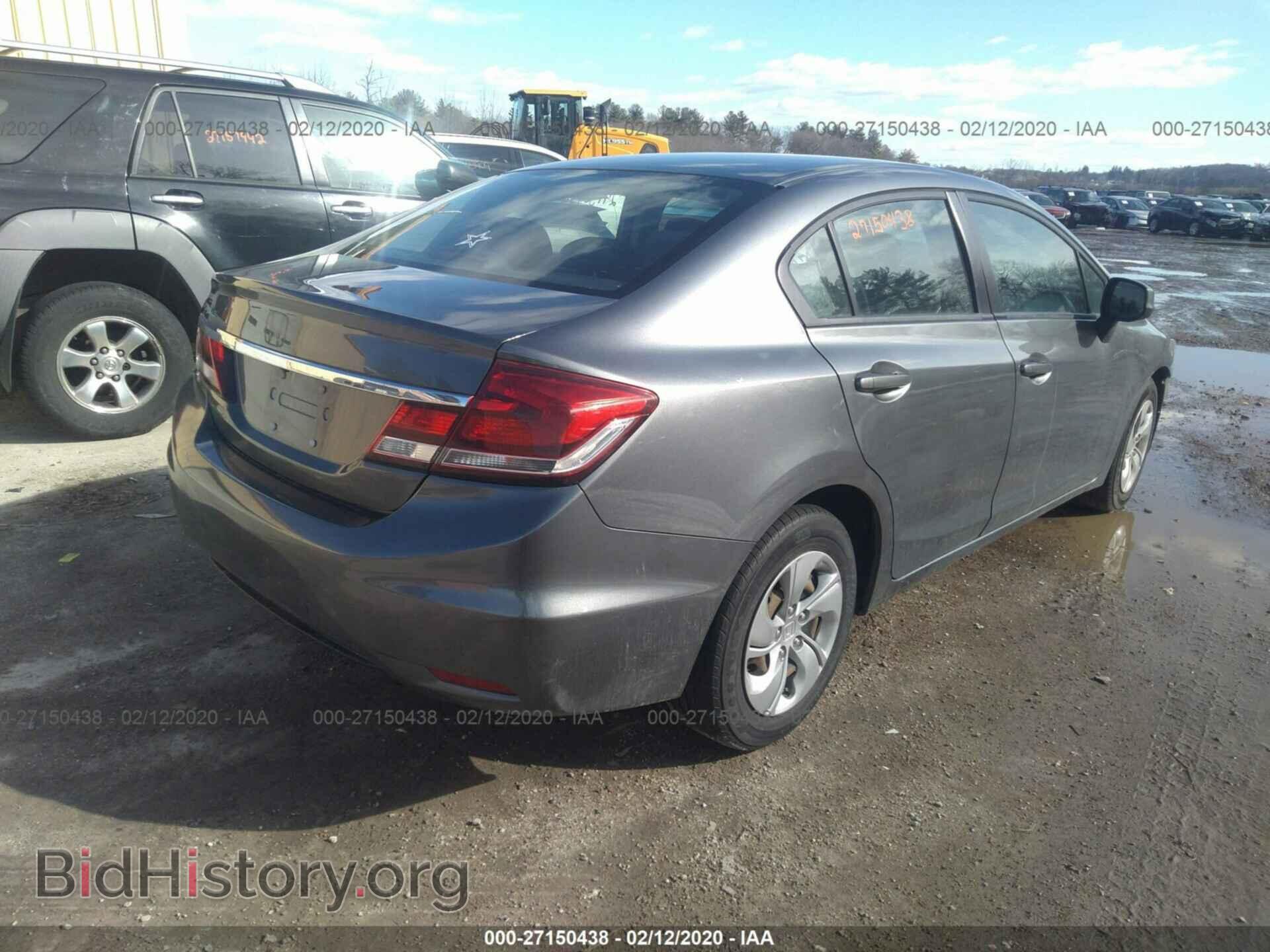 2013 HONDA CIVIC - VIN: 2HGFB2F54DH567835 - Фото 4