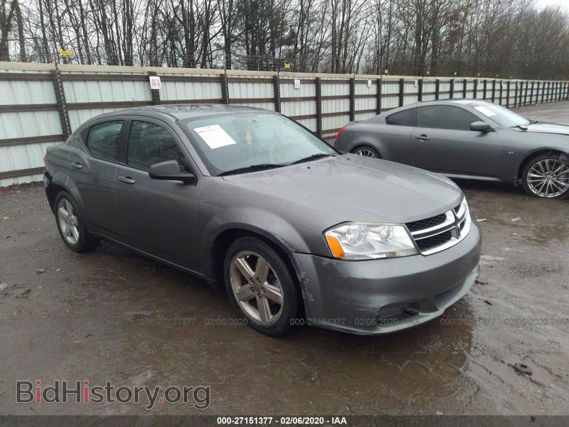 Фотография 1C3CDZAB8DN625782 - DODGE AVENGER 2013