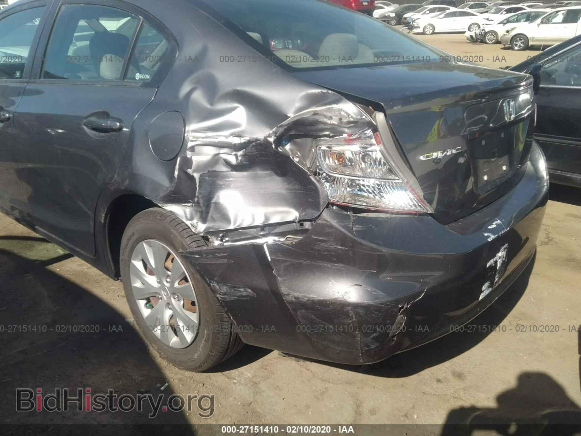 2012 HONDA CIVIC - VIN: 19XFB2F51CE380593 - Фото 6