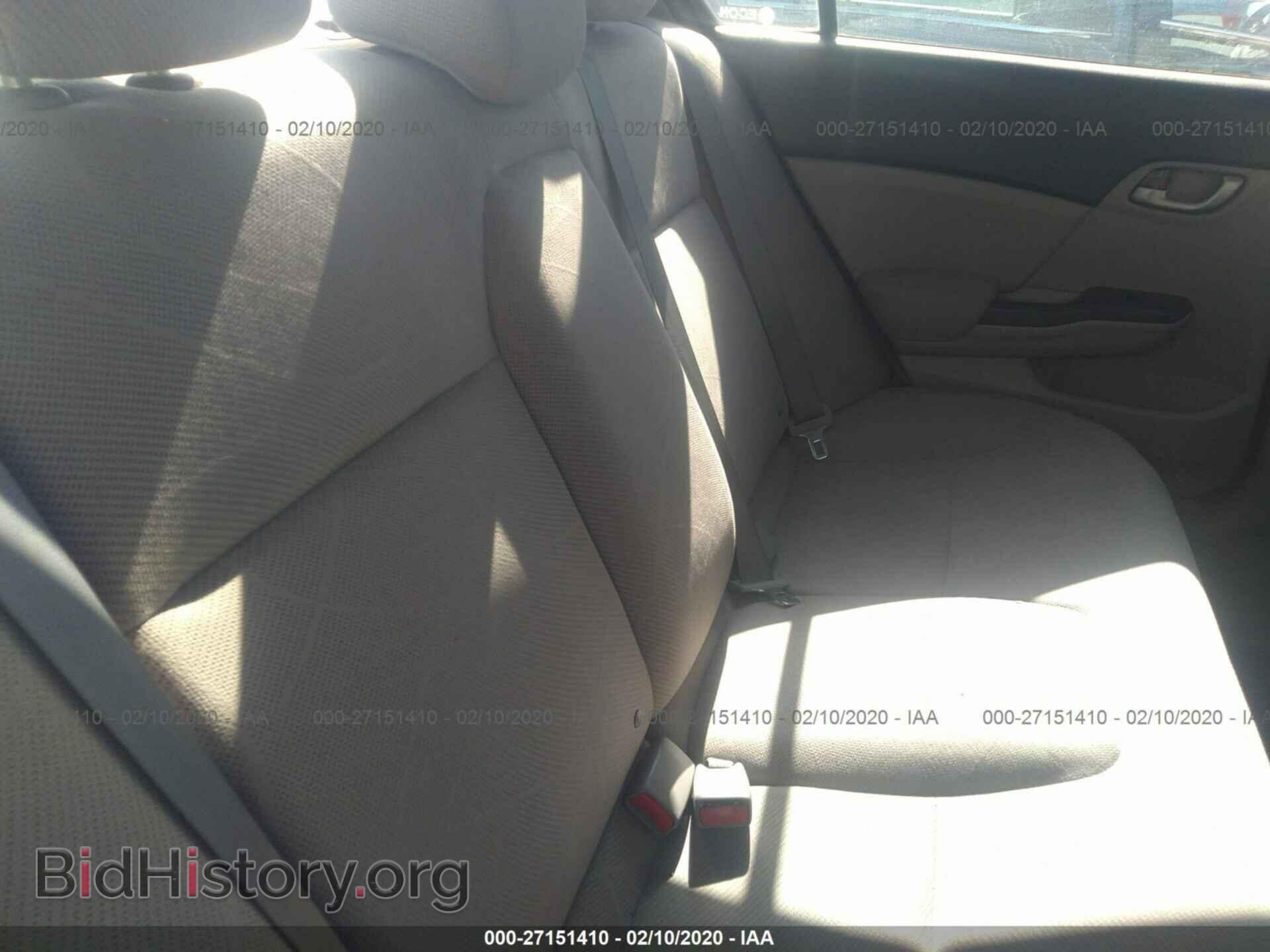 2012 HONDA CIVIC - VIN: 19XFB2F51CE380593 - Фото 8