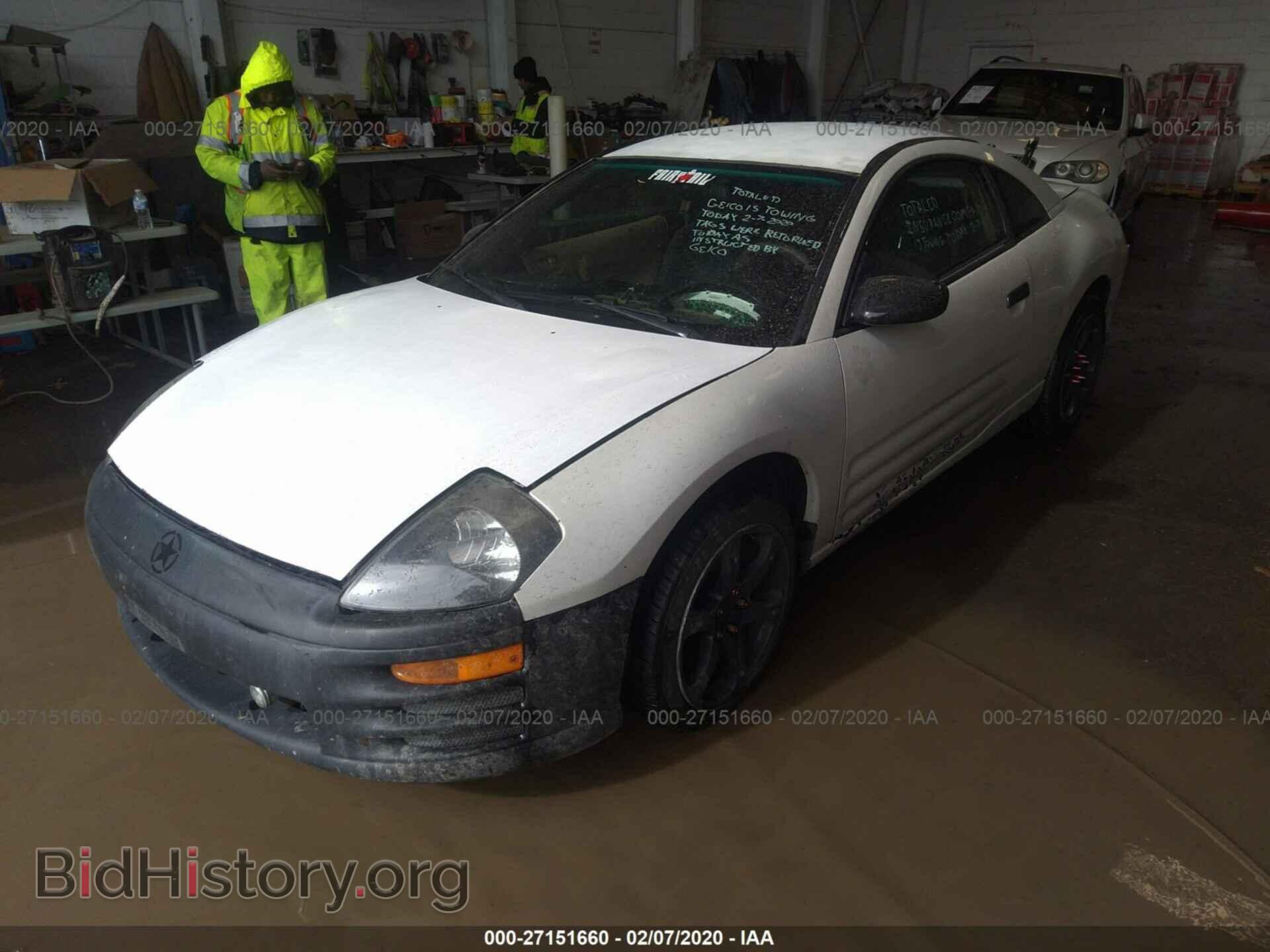 2001 MITSUBISHI ECLIPSE - VIN: 4A3AC34G31E229360 - Photo 2