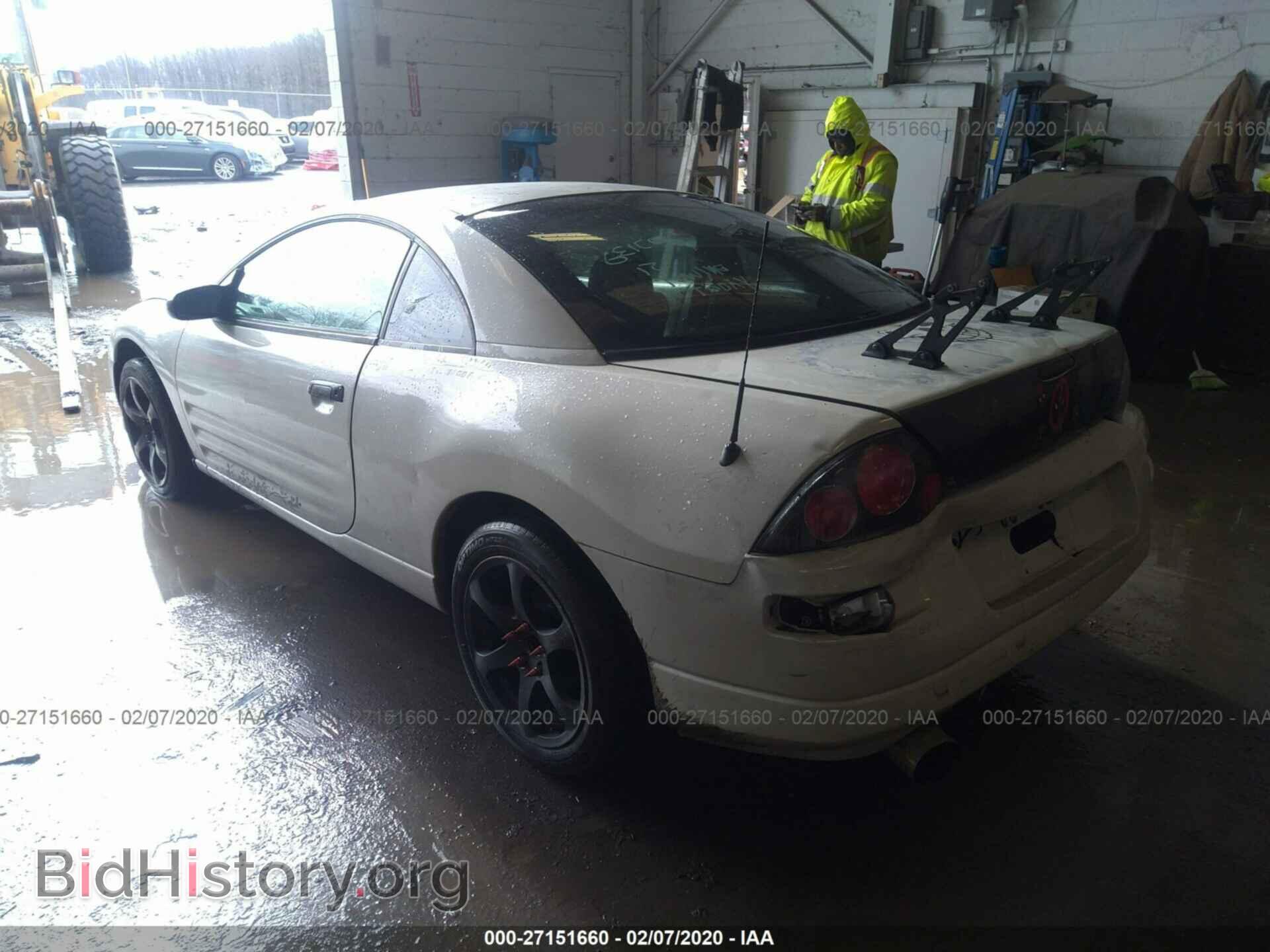 2001 MITSUBISHI ECLIPSE - VIN: 4A3AC34G31E229360 - Photo 3