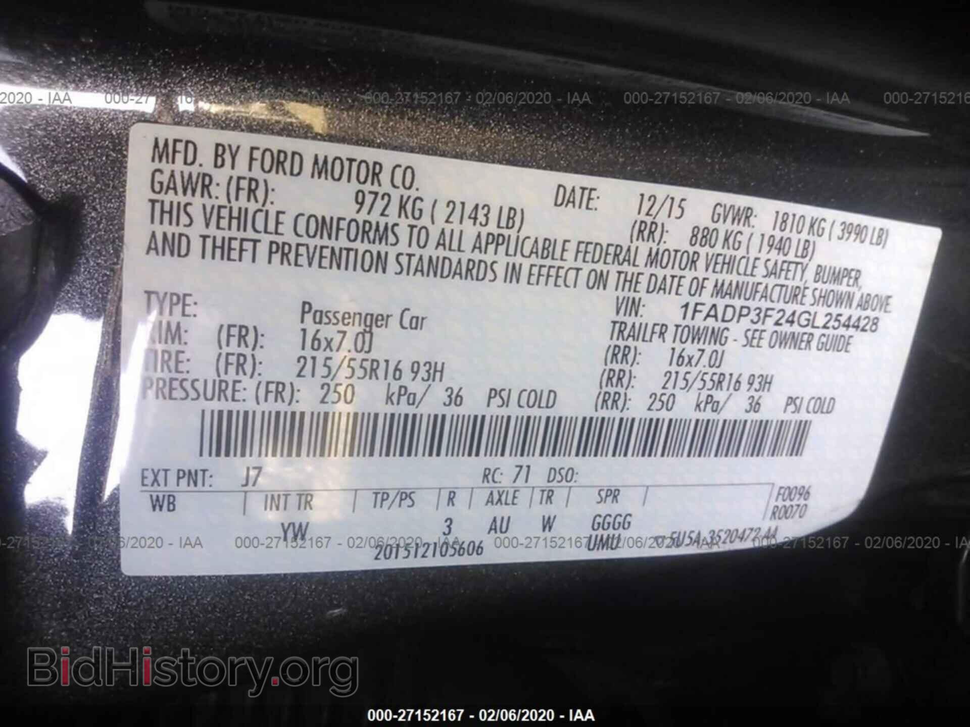 2016 FORD FOCUS - VIN: 1FADP3F24GL254428 - Photo 9