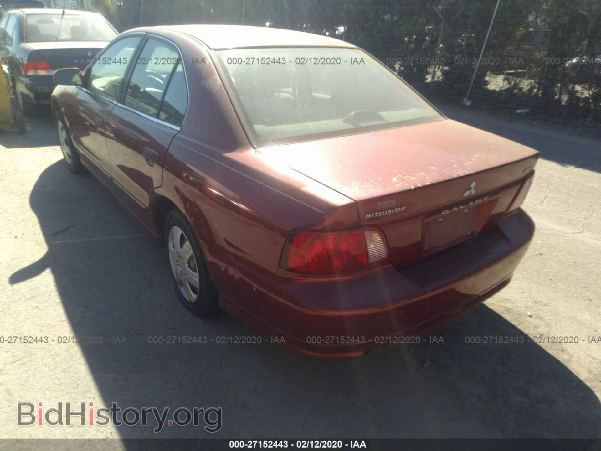 2002 MITSUBISHI GALANT - VIN: 4A3AA46G22E081891 - Фото 3