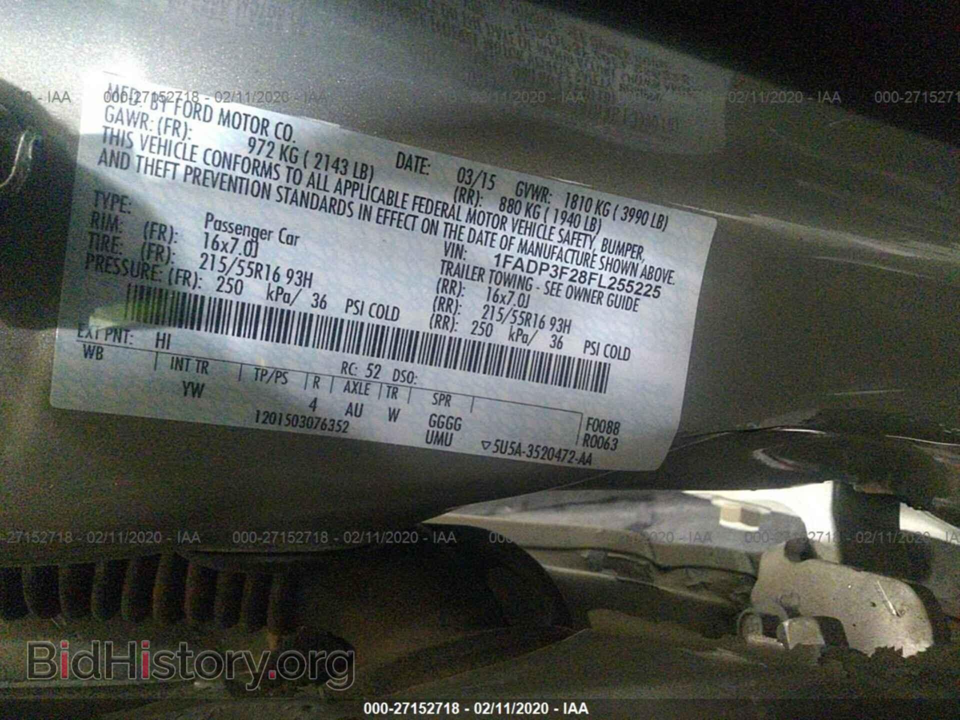 2015 FORD FOCUS - VIN: 1FADP3F28FL255225 - Photo 9