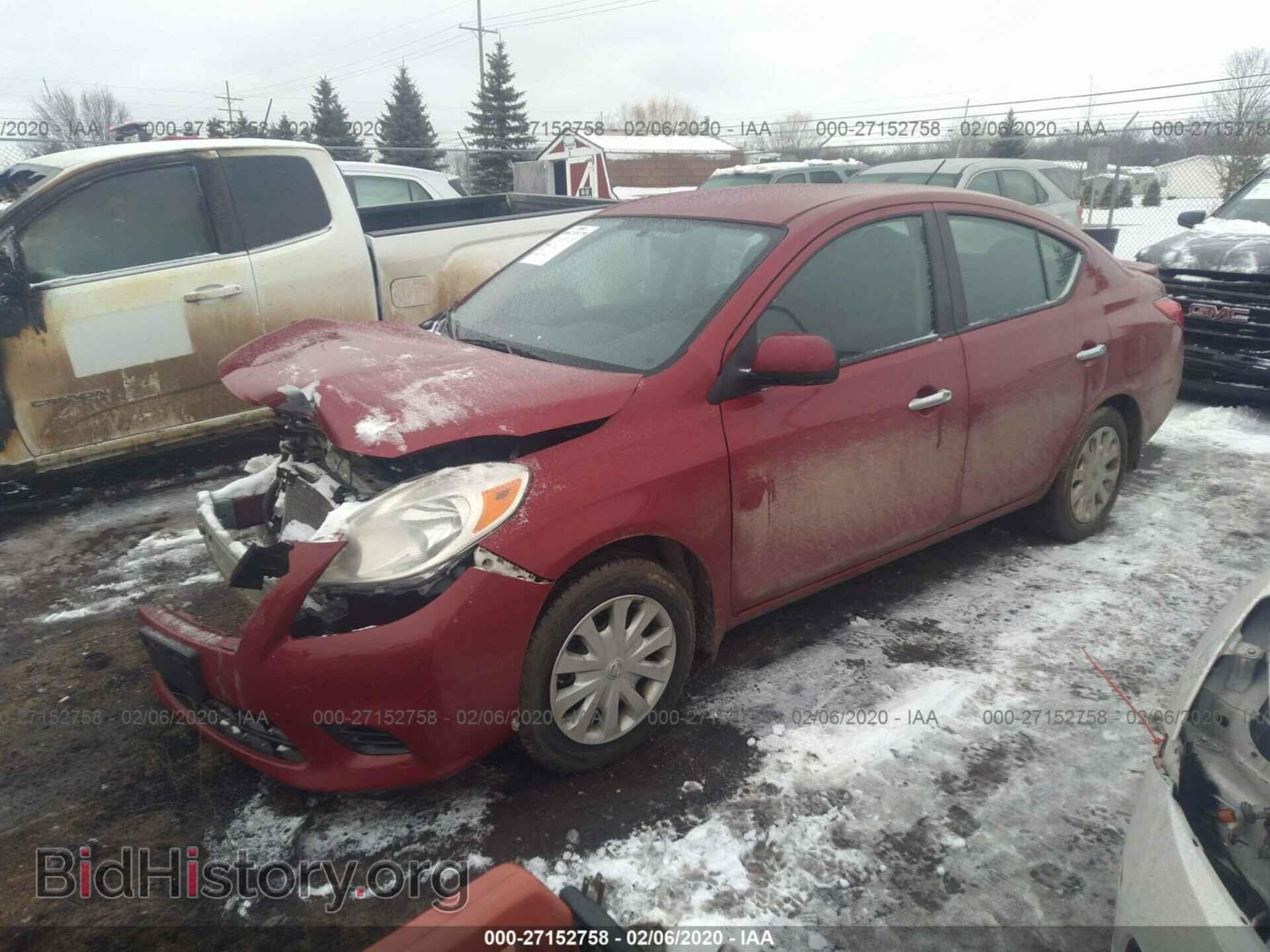 2013 NISSAN VERSA - VIN: 3N1CN7AP2DL859959 - Фото 2