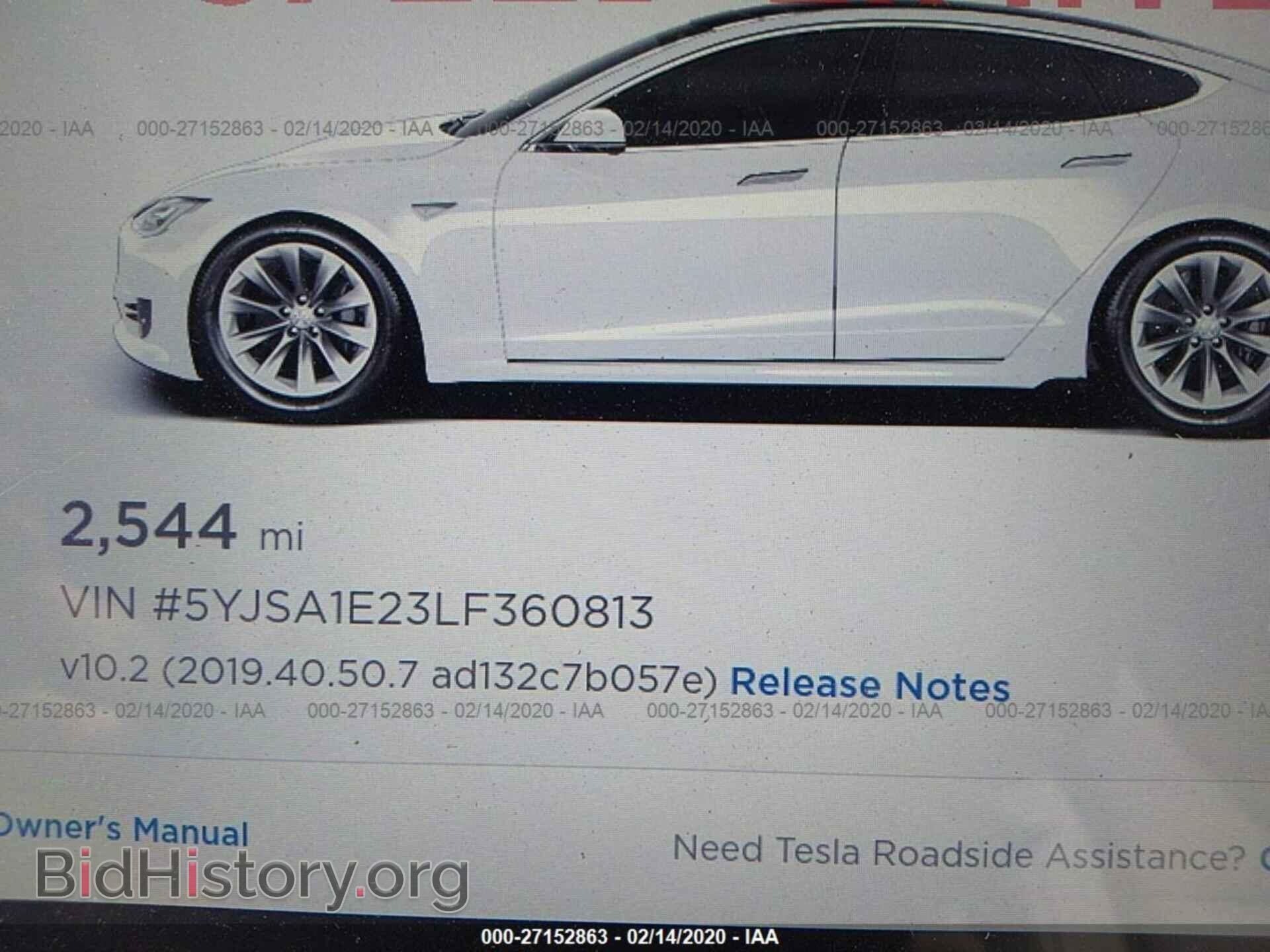 2020 TESLA MODEL S - VIN: 5YJSA1E23LF360813 - Photo 7