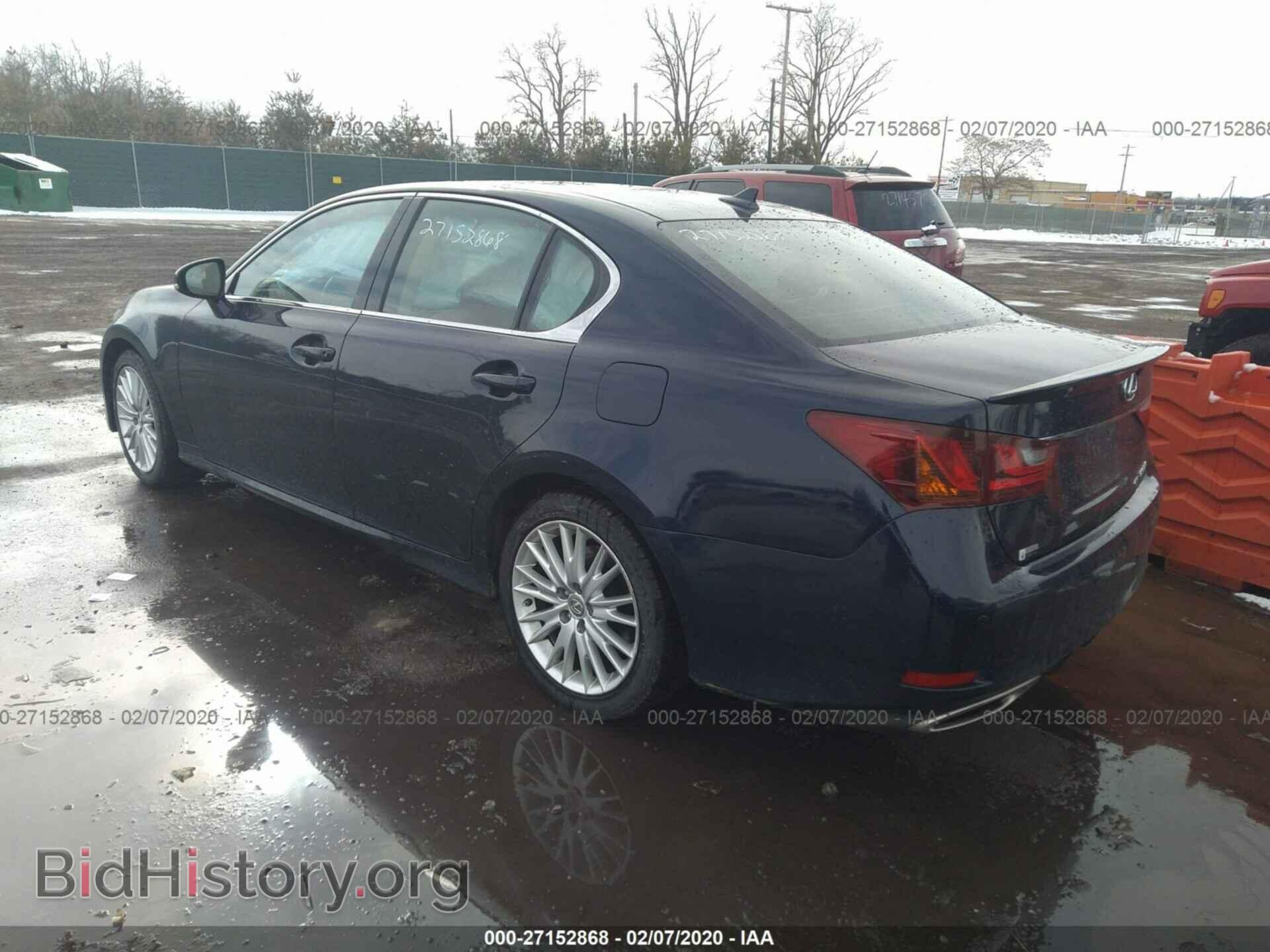 2013 LEXUS GS - VIN: JTHCE1BL0D5015634 - Фото 3