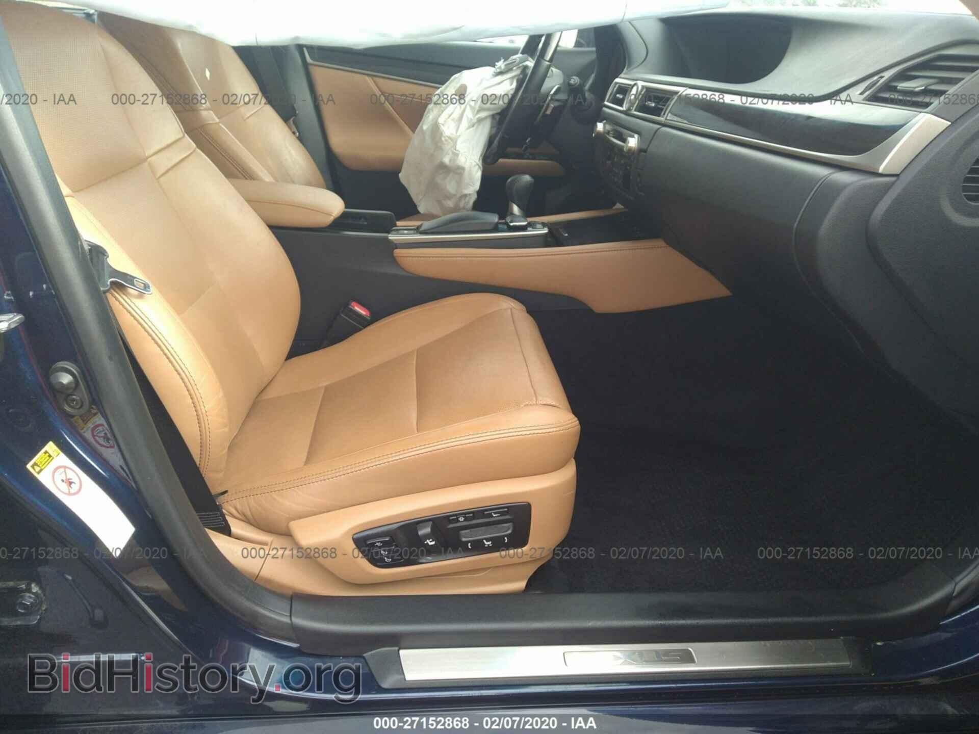 2013 LEXUS GS - VIN: JTHCE1BL0D5015634 - Фото 5