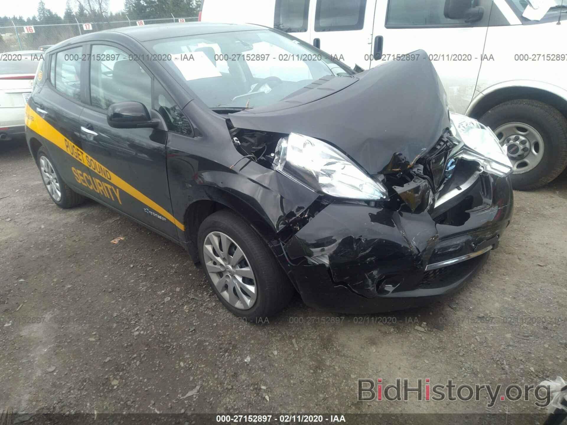 Photo 1N4BZ0CP5HC305727 - NISSAN LEAF 2017