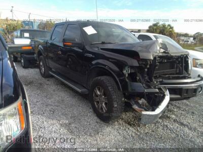 2012 Ford F150 Supercrew, black — VIN 1FTFW1EF4CFC30797, IAAI