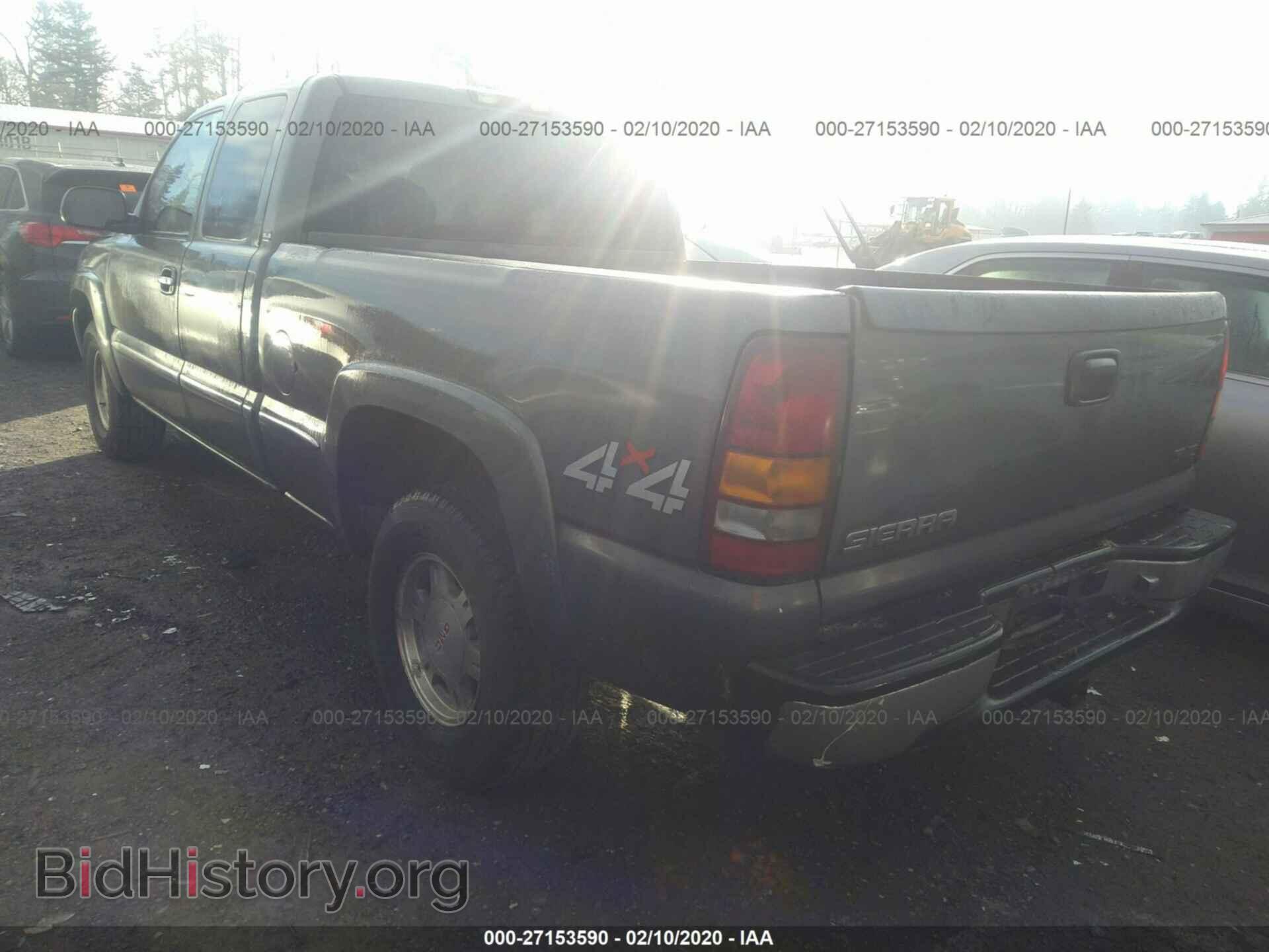 2002 GMC NEW SIERRA - VIN: 2GTEK19TX21161031 - Фото 3