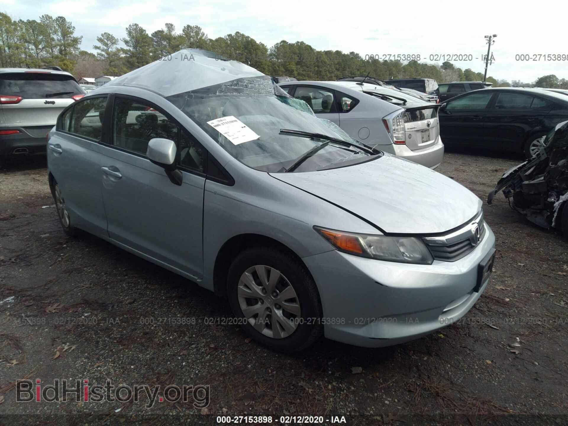 Фотография 2HGFB2F54CH566246 - HONDA CIVIC 2012