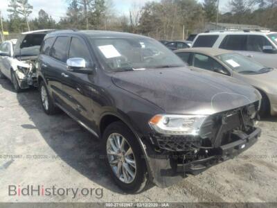 2019 Dodge DURANGO Citadel, gray — VIN 1C4RDHEG7KC534954, IAAI
