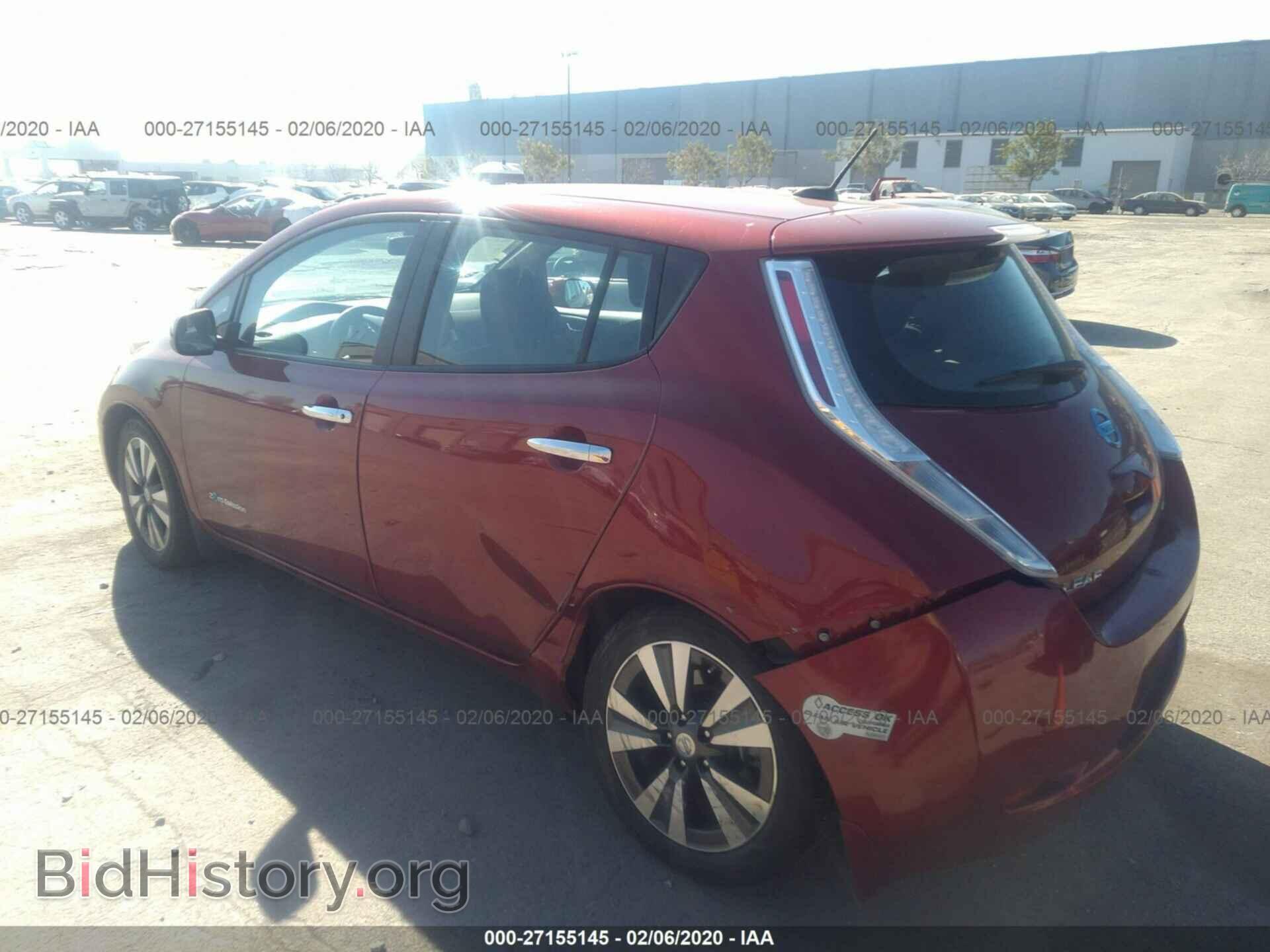 2015 NISSAN LEAF - VIN: 1N4AZ0CP2FC312143 - Фото 3
