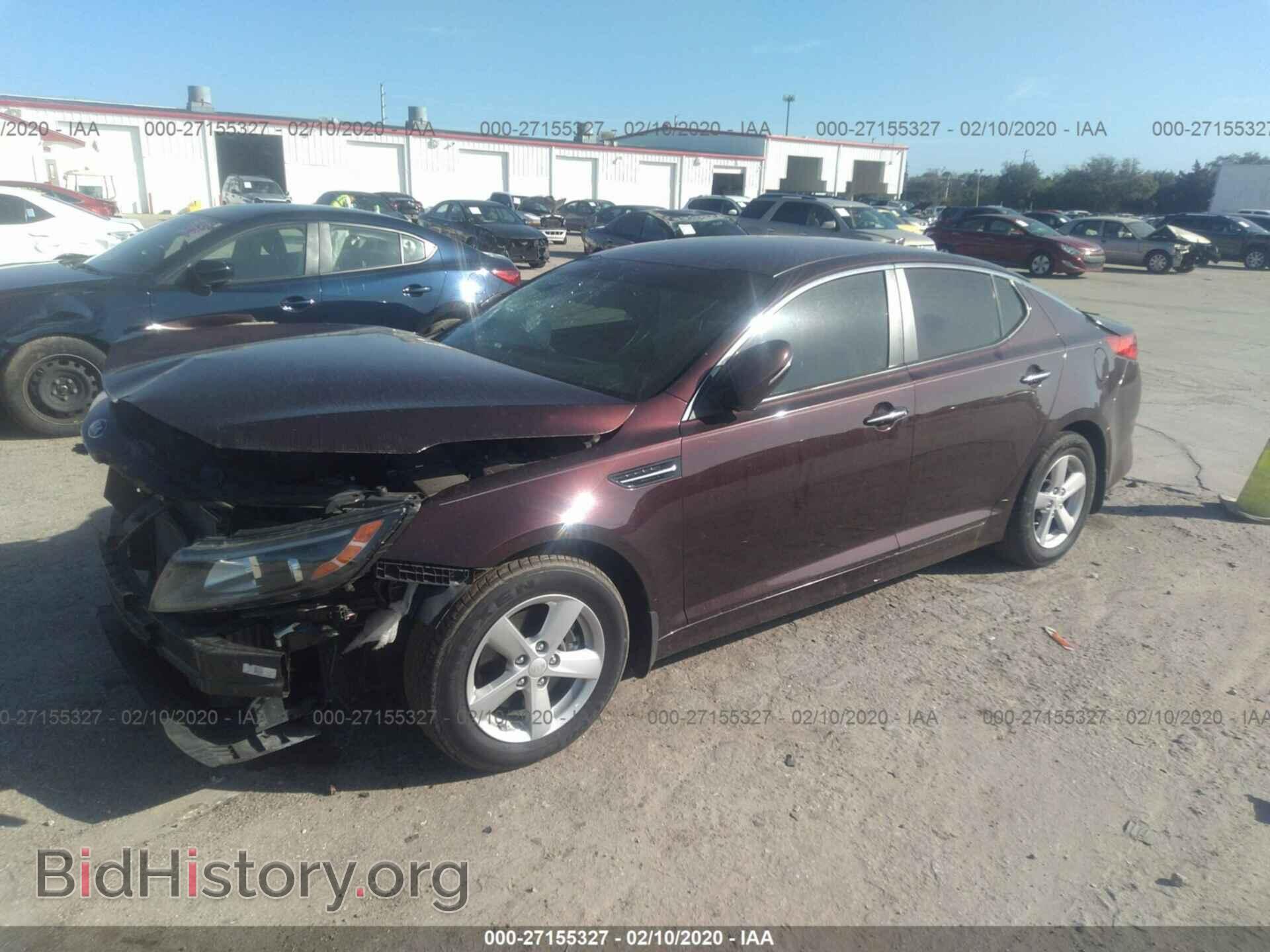2014 KIA OPTIMA - VIN: 5XXGM4A70EG268333 - Фото 2