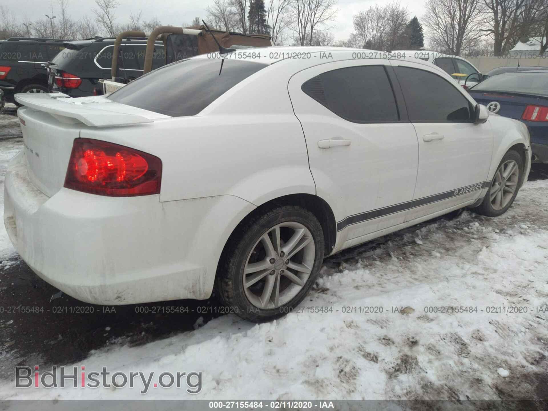 2011 DODGE AVENGER - VIN: 1B3BD1FG8BN548875 - Фото 4