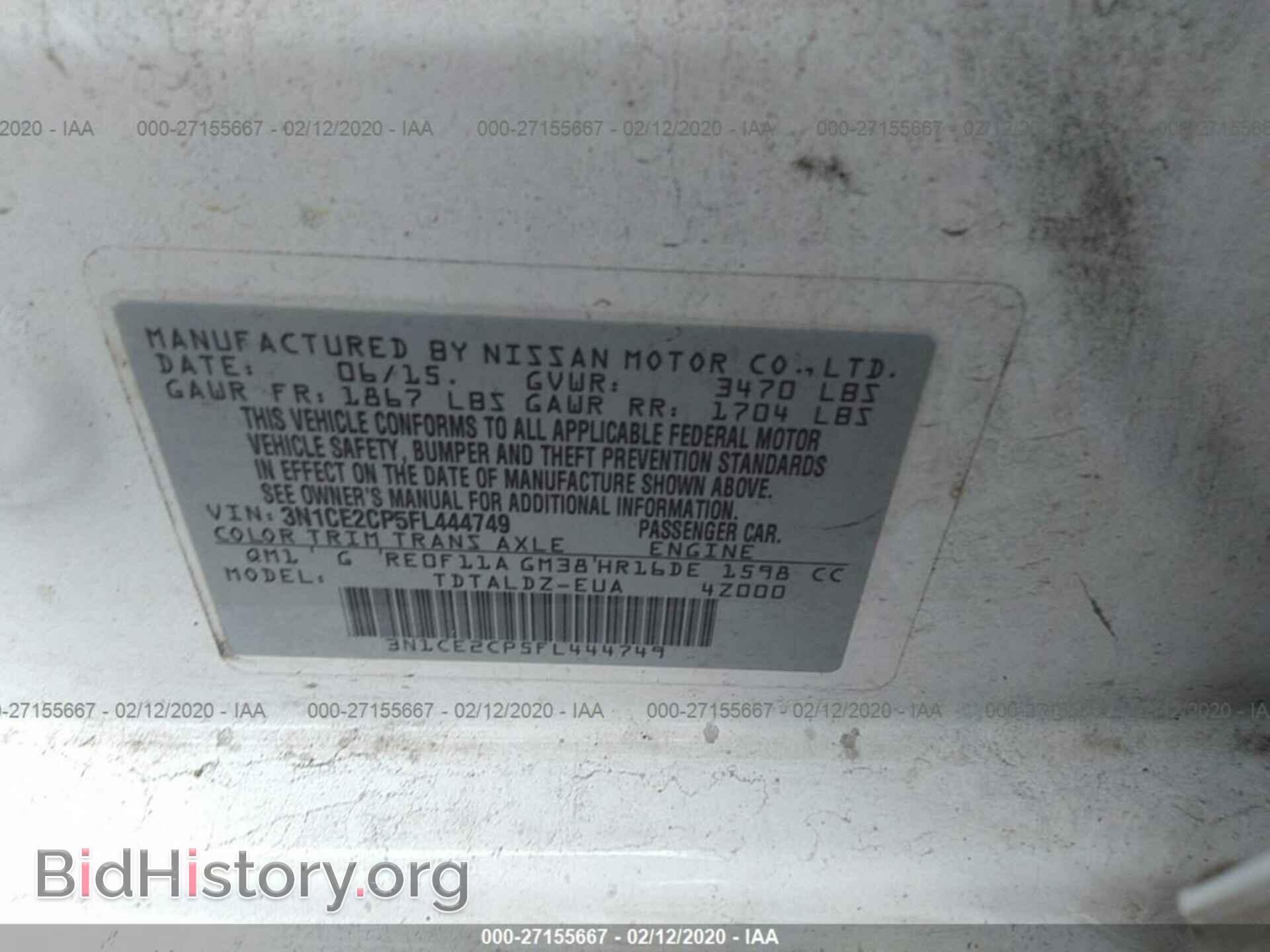 2015 NISSAN VERSA NOTE - VIN: 3N1CE2CP5FL444749 - Photo 9