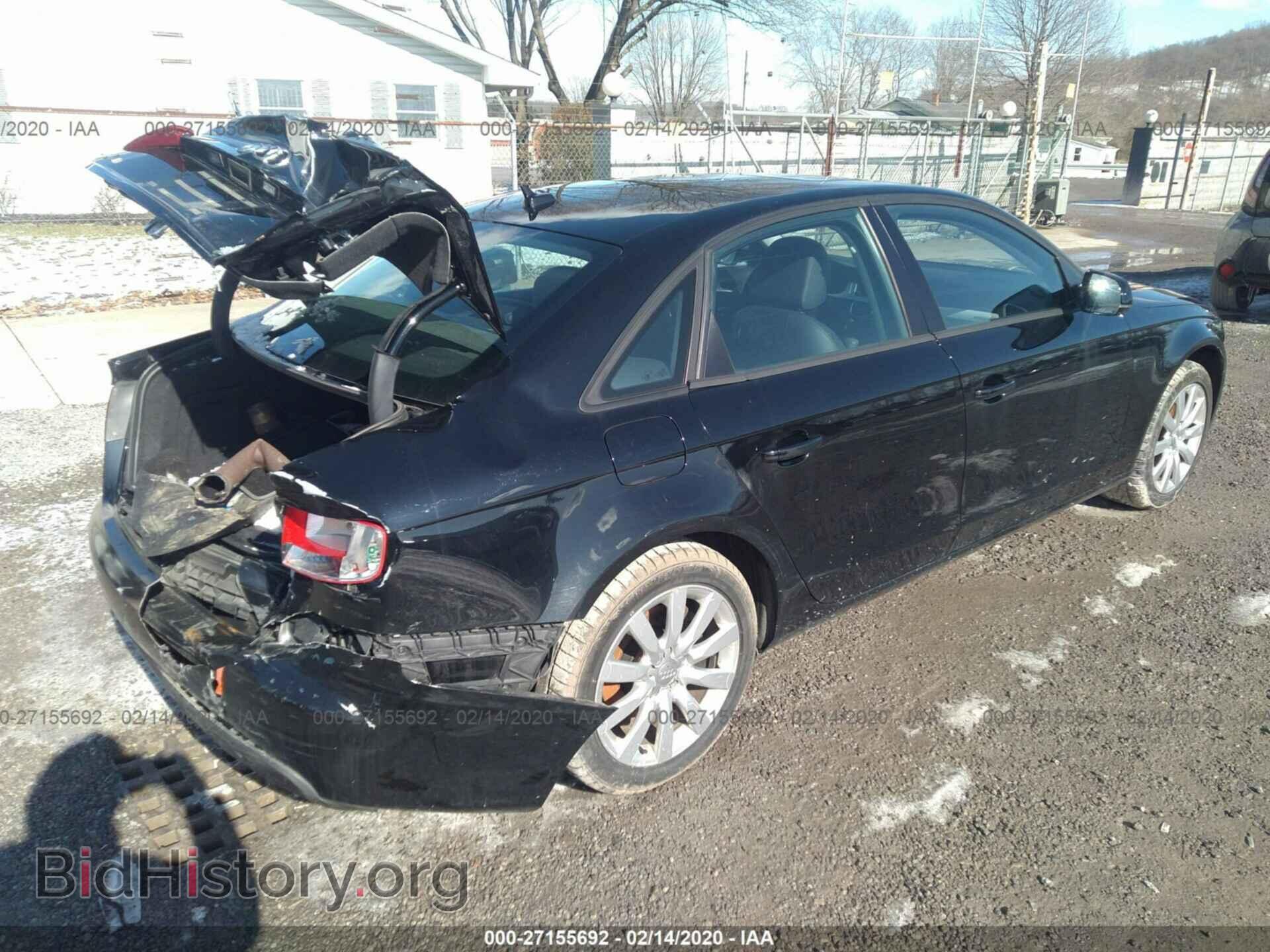 2012 AUDI A4 - VIN: WAUBFAFL4CA119695 - Photo 4