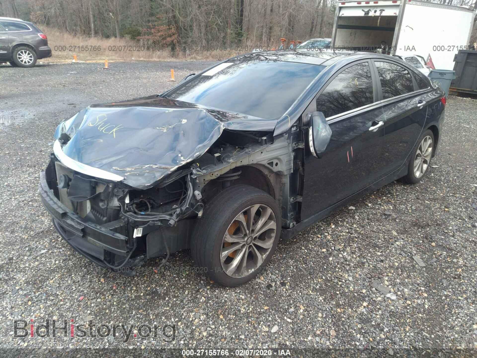 2014 HYUNDAI SONATA - VIN: 5NPEC4AB7EH874330 - Фото 2