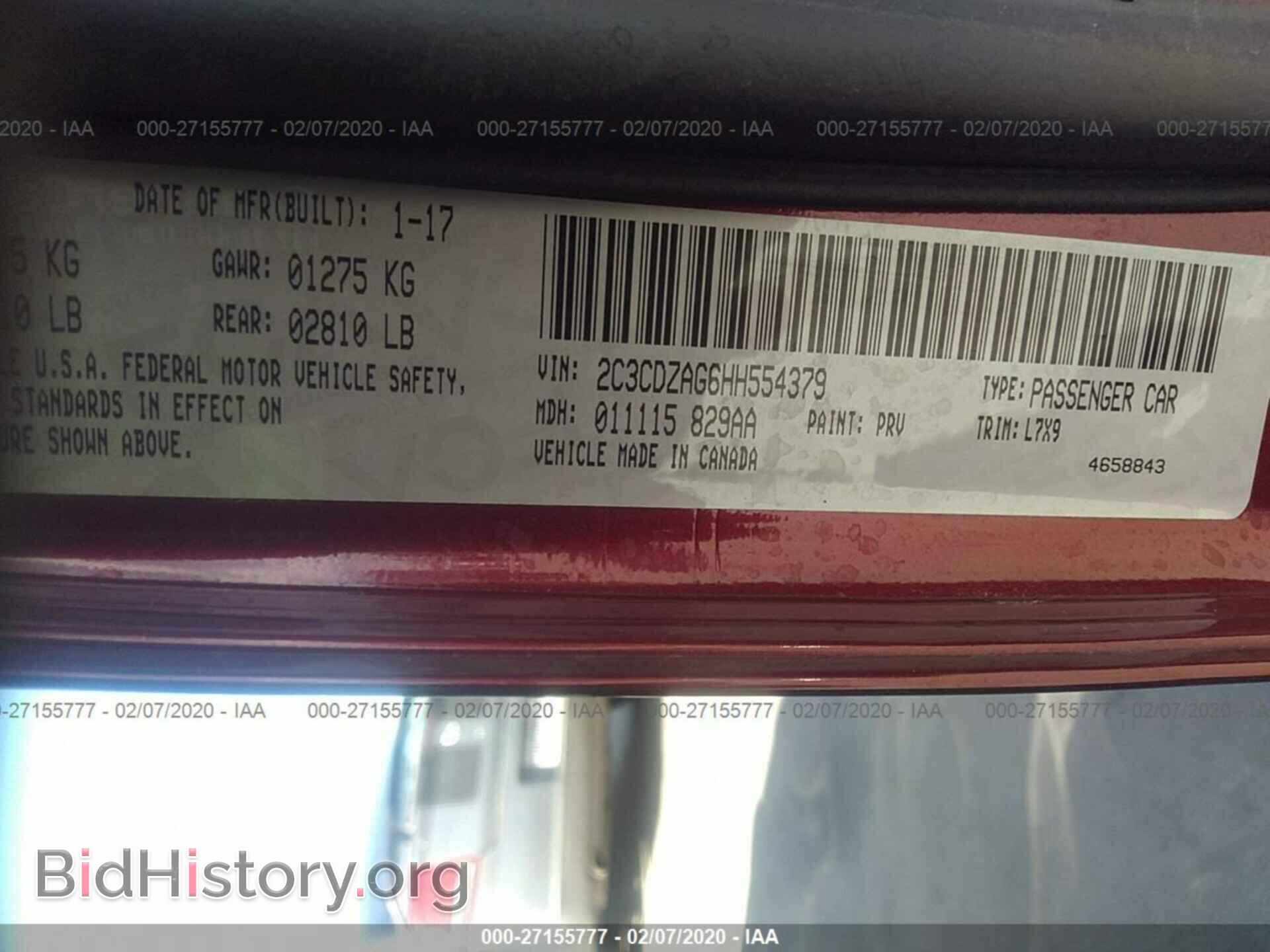 2017 DODGE CHALLENGER - VIN: 2C3CDZAG6HH554379 - Photo 9