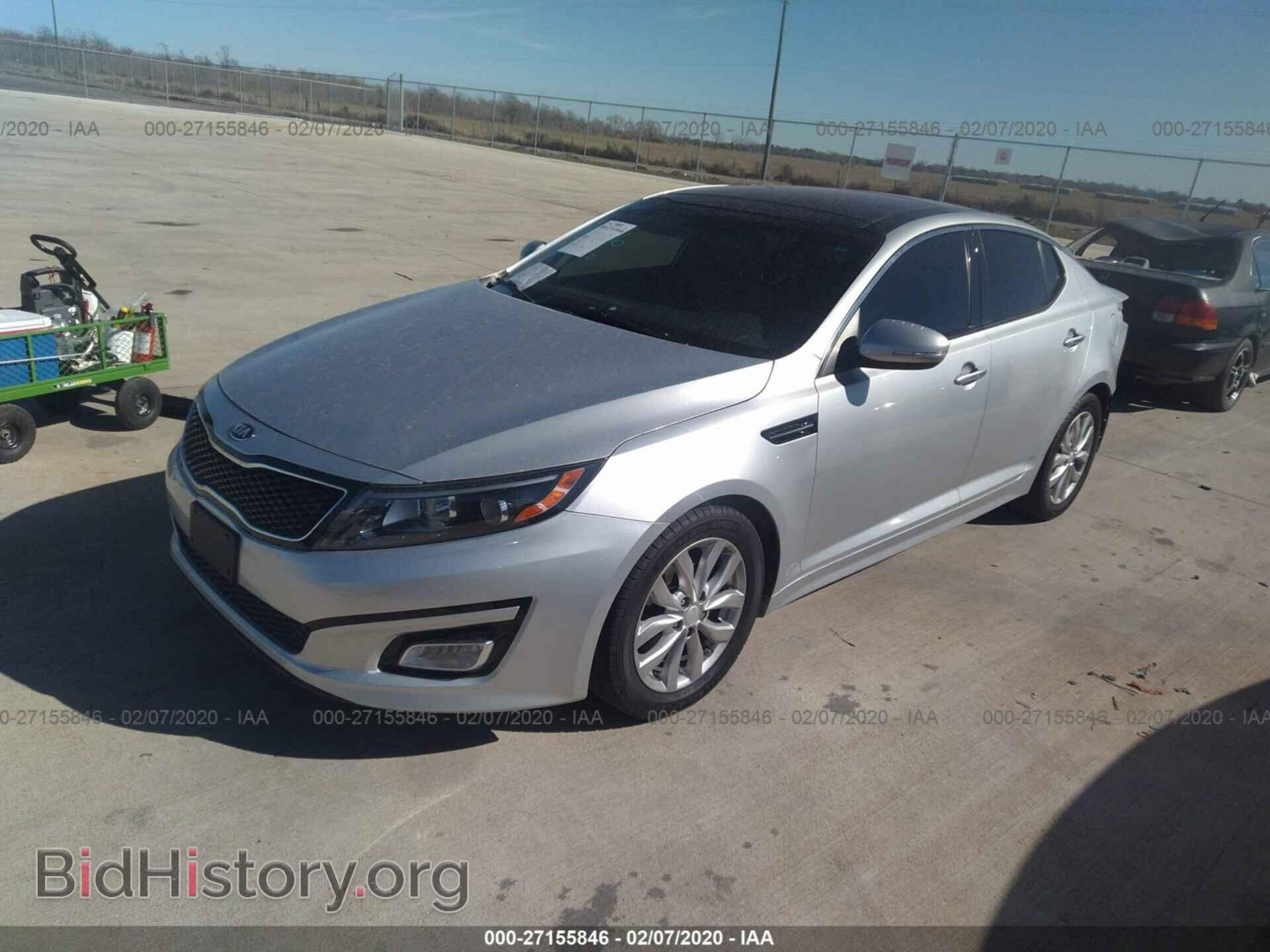 2015 KIA OPTIMA - VIN: 5XXGN4A70FG433666 - Фото 2