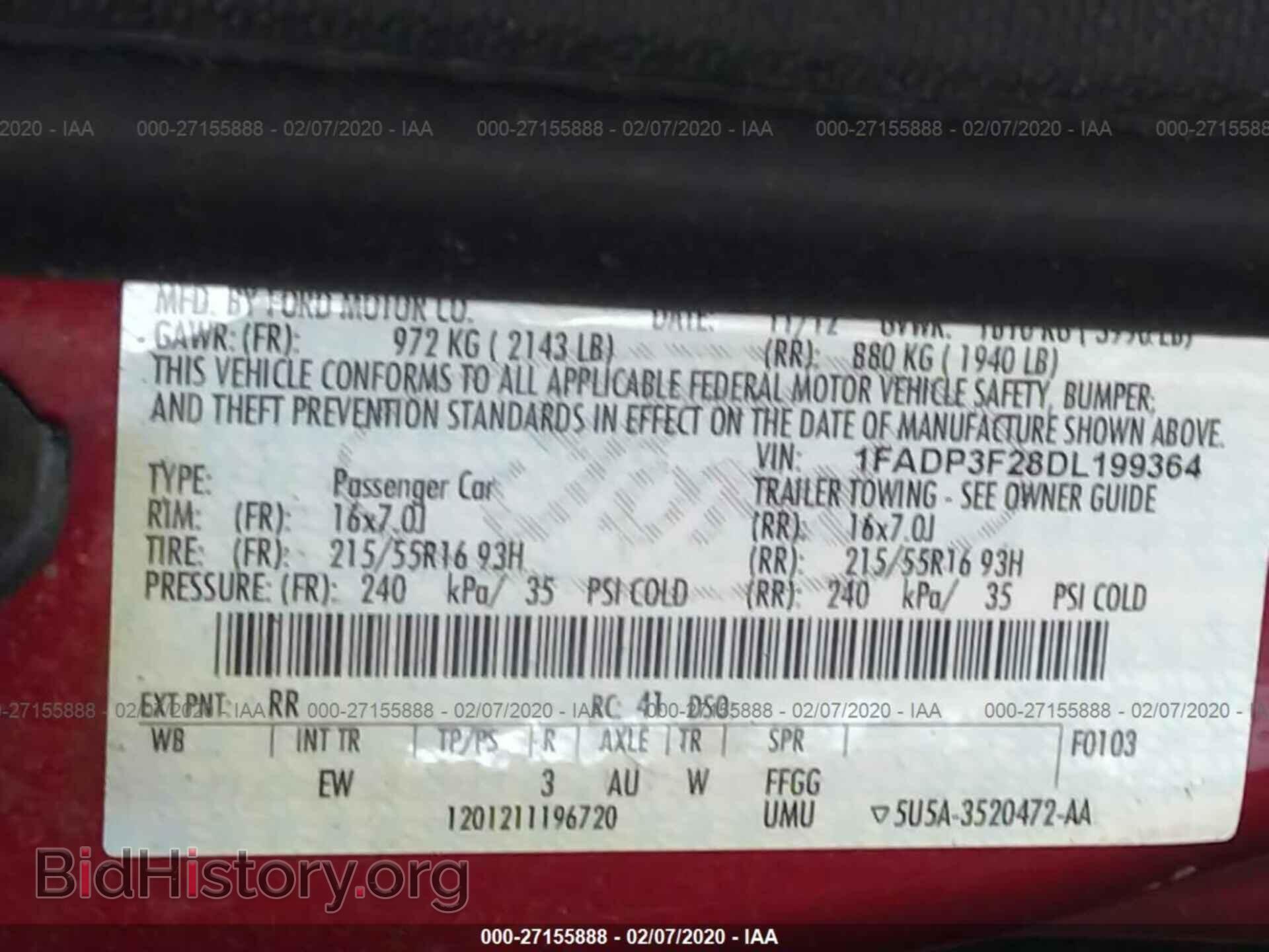 2013 FORD FOCUS - VIN: 1FADP3F28DL199364 - Photo 9