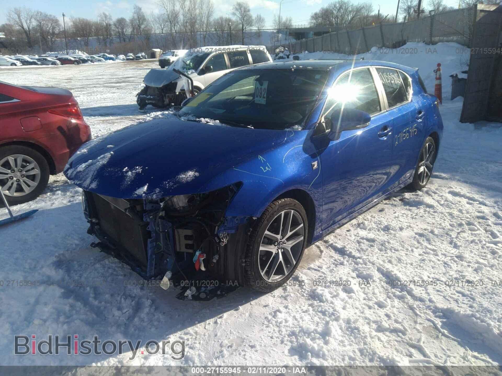 2016 LEXUS CT - VIN: JTHKD5BH5G2262445 - Фото 2