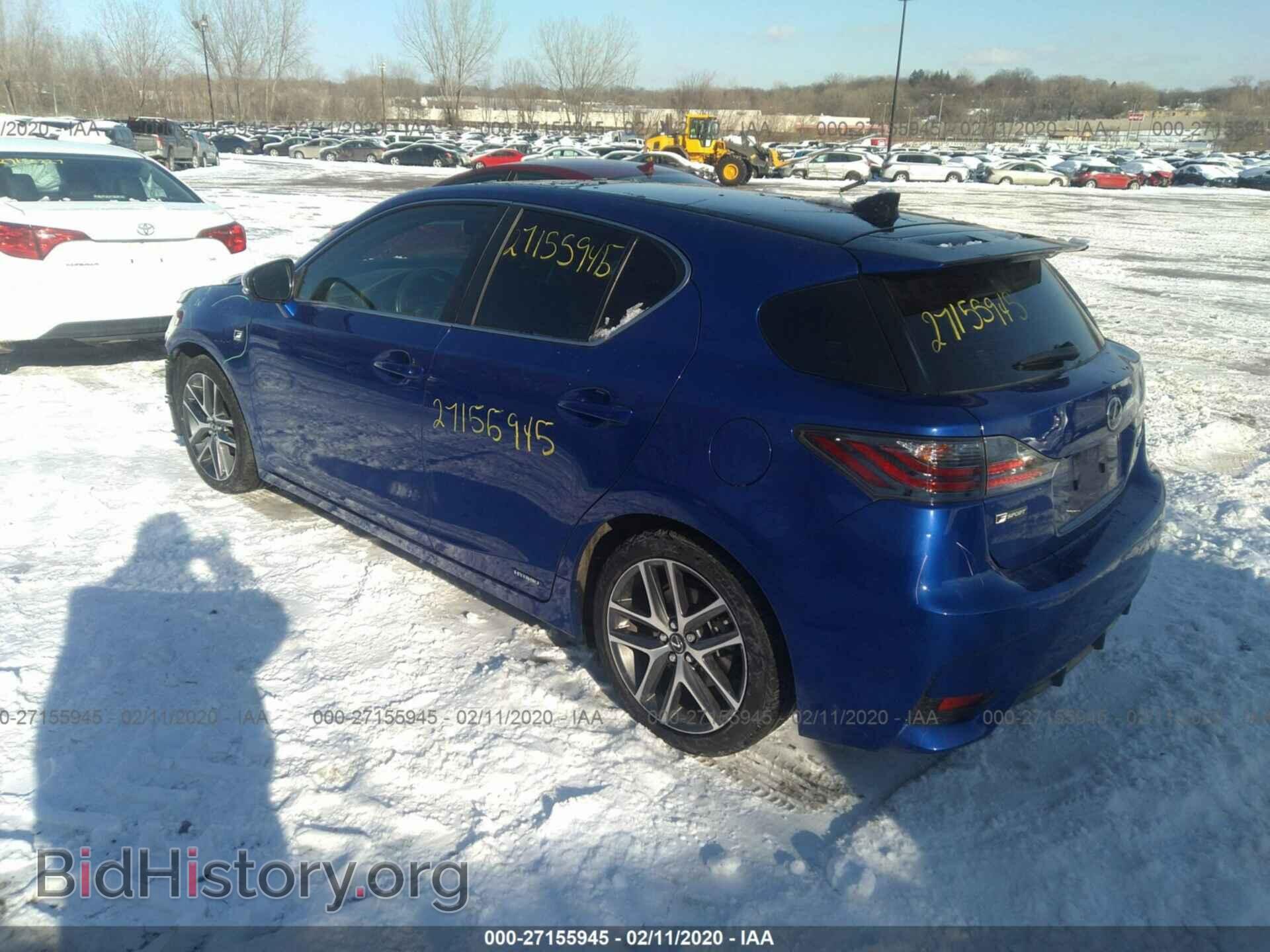 2016 LEXUS CT - VIN: JTHKD5BH5G2262445 - Фото 3