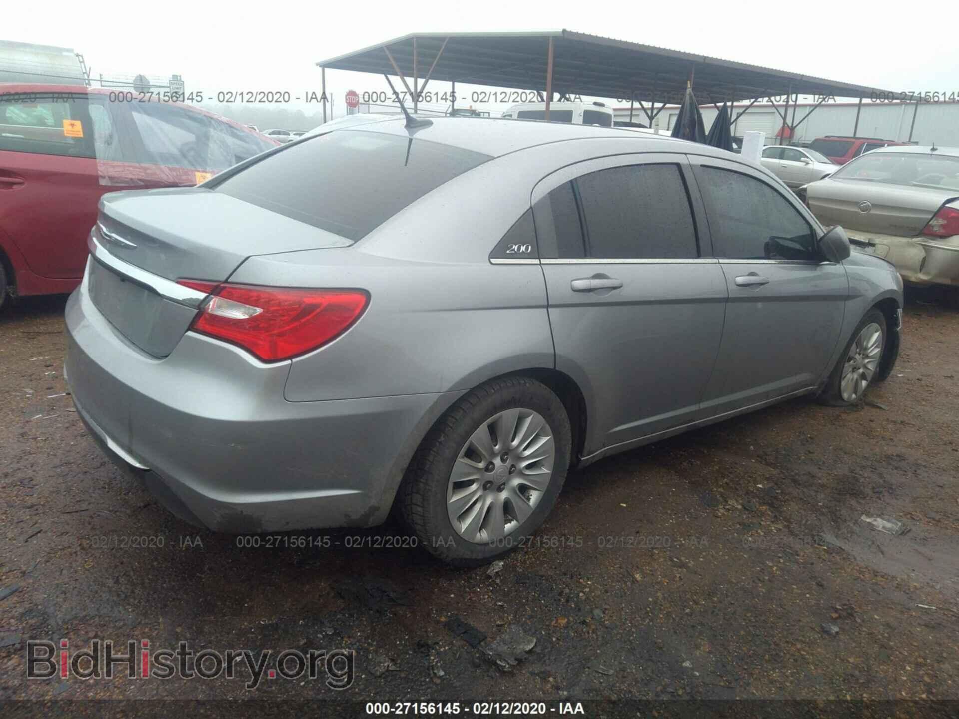2013 CHRYSLER 200 - VIN: 1C3CCBAB0DN640352 - Фото 4