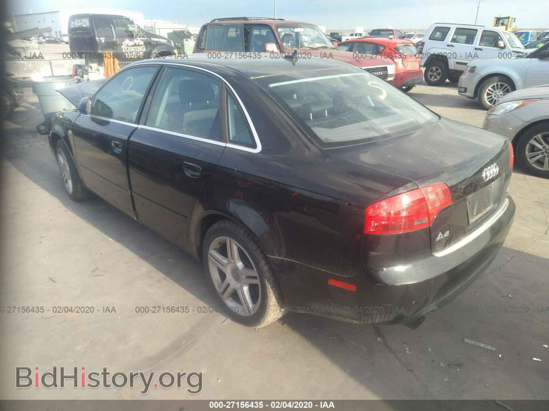 2007 AUDI A4 - VIN: WAUDF78EX7A180324 - Фото 3