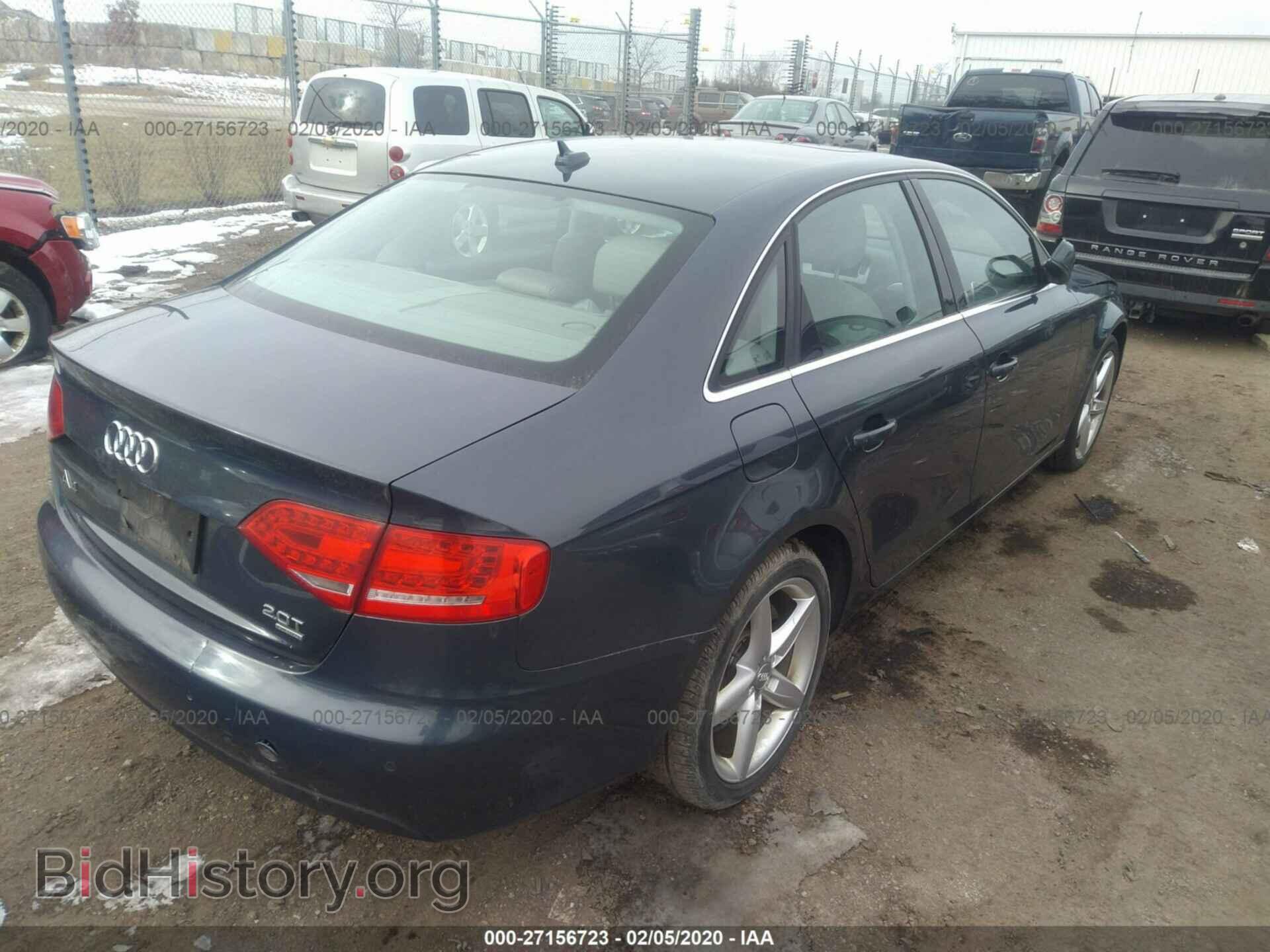 2011 AUDI A4 - VIN: WAUKFAFL8BN003021 - Photo 4