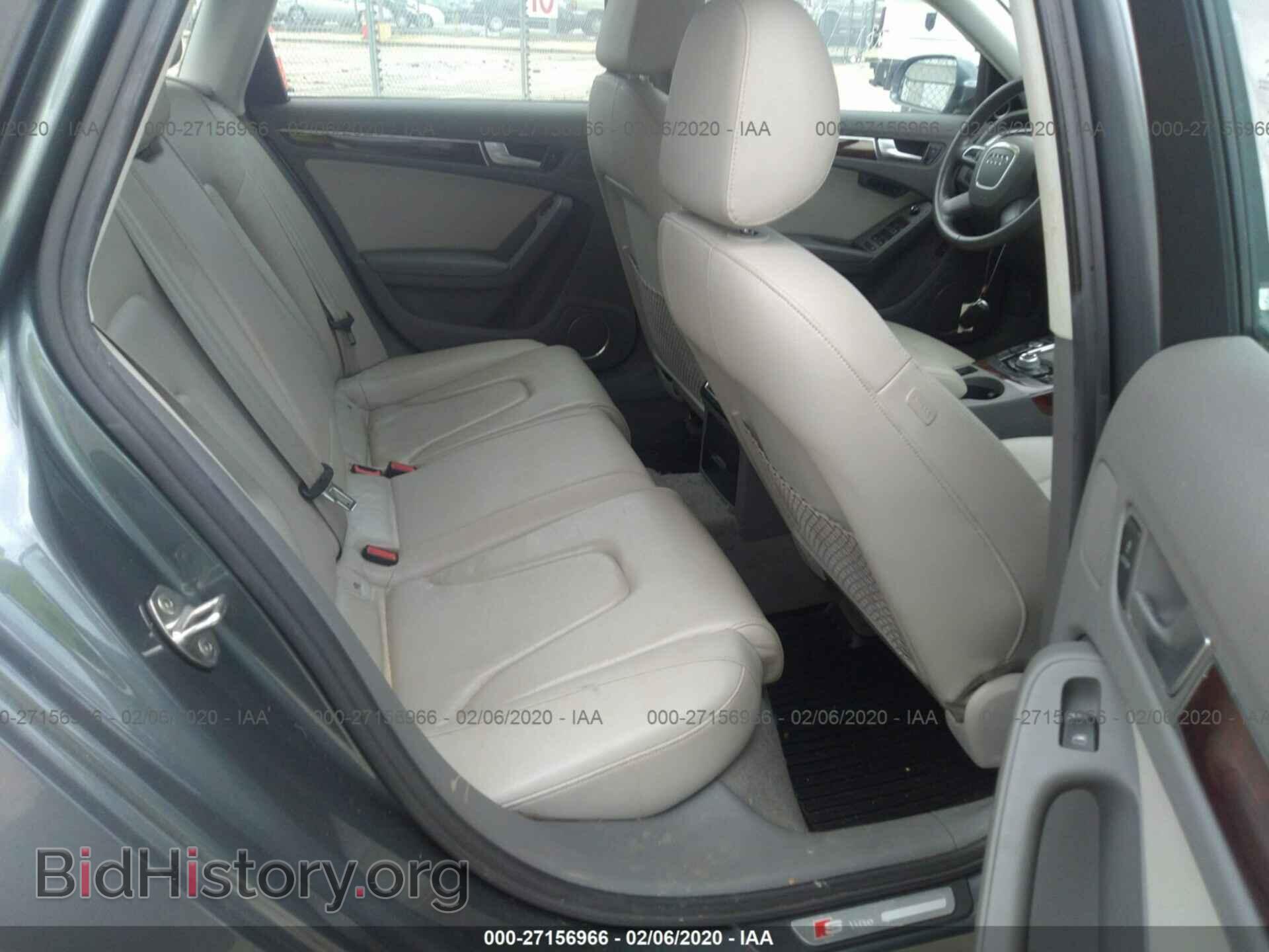 2012 AUDI A4 - VIN: WAUEFAFL9CA111797 - Фото 8