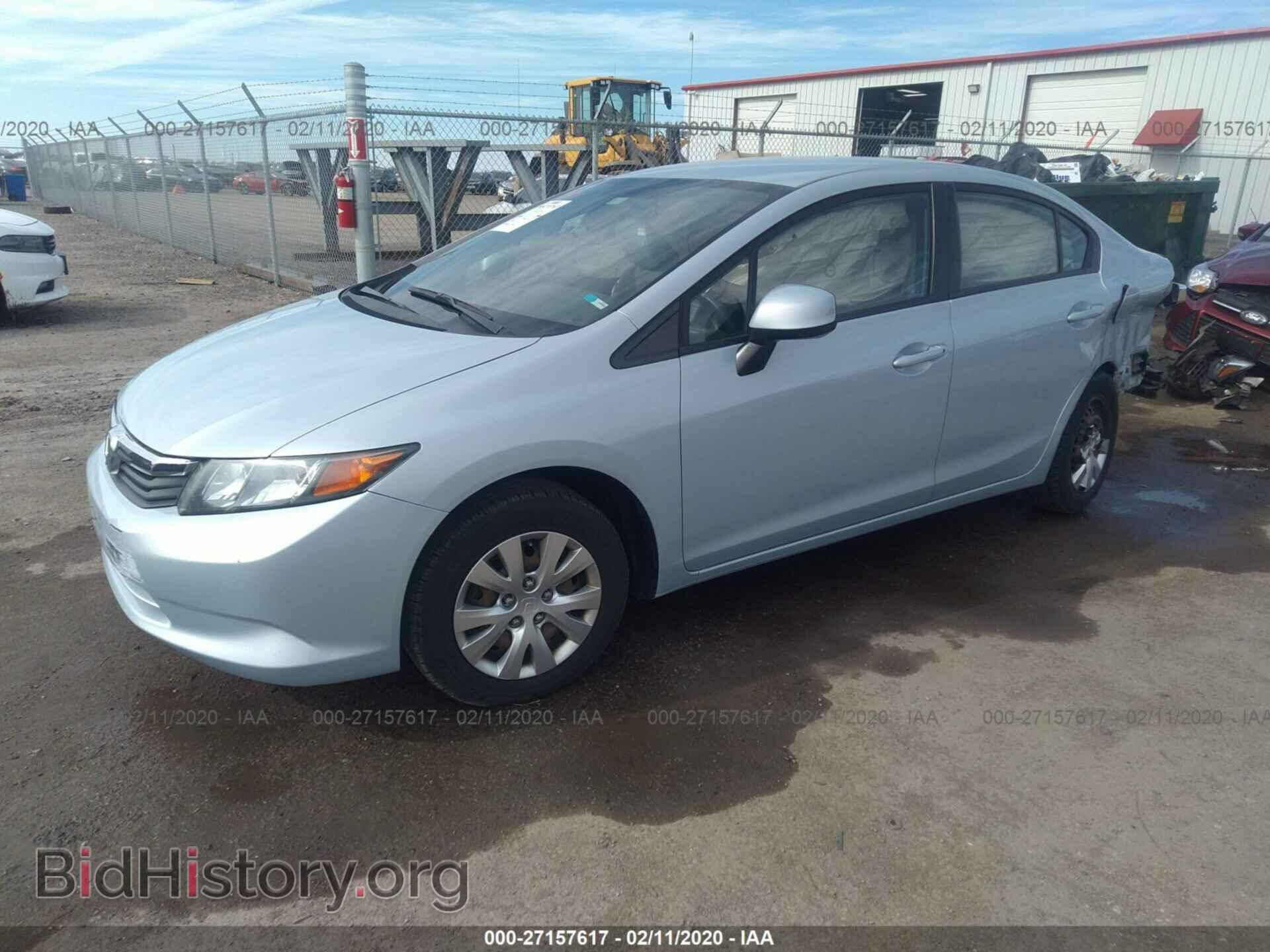 2012 HONDA CIVIC - VIN: 2HGFB2F53CH516258 - Photo 2