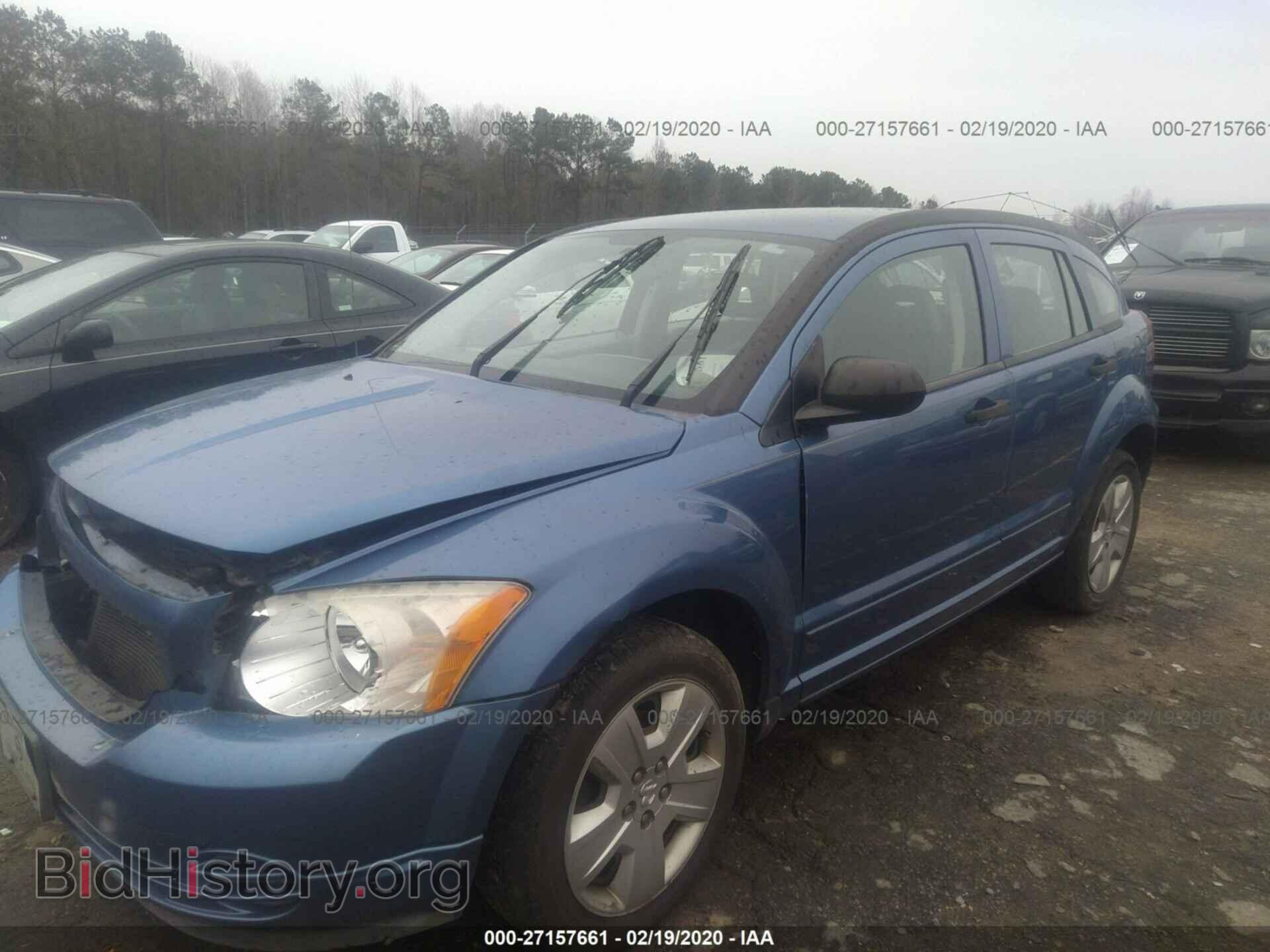 2007 DODGE CALIBER - VIN: 1B3HB48B87D151280 - Фото 2