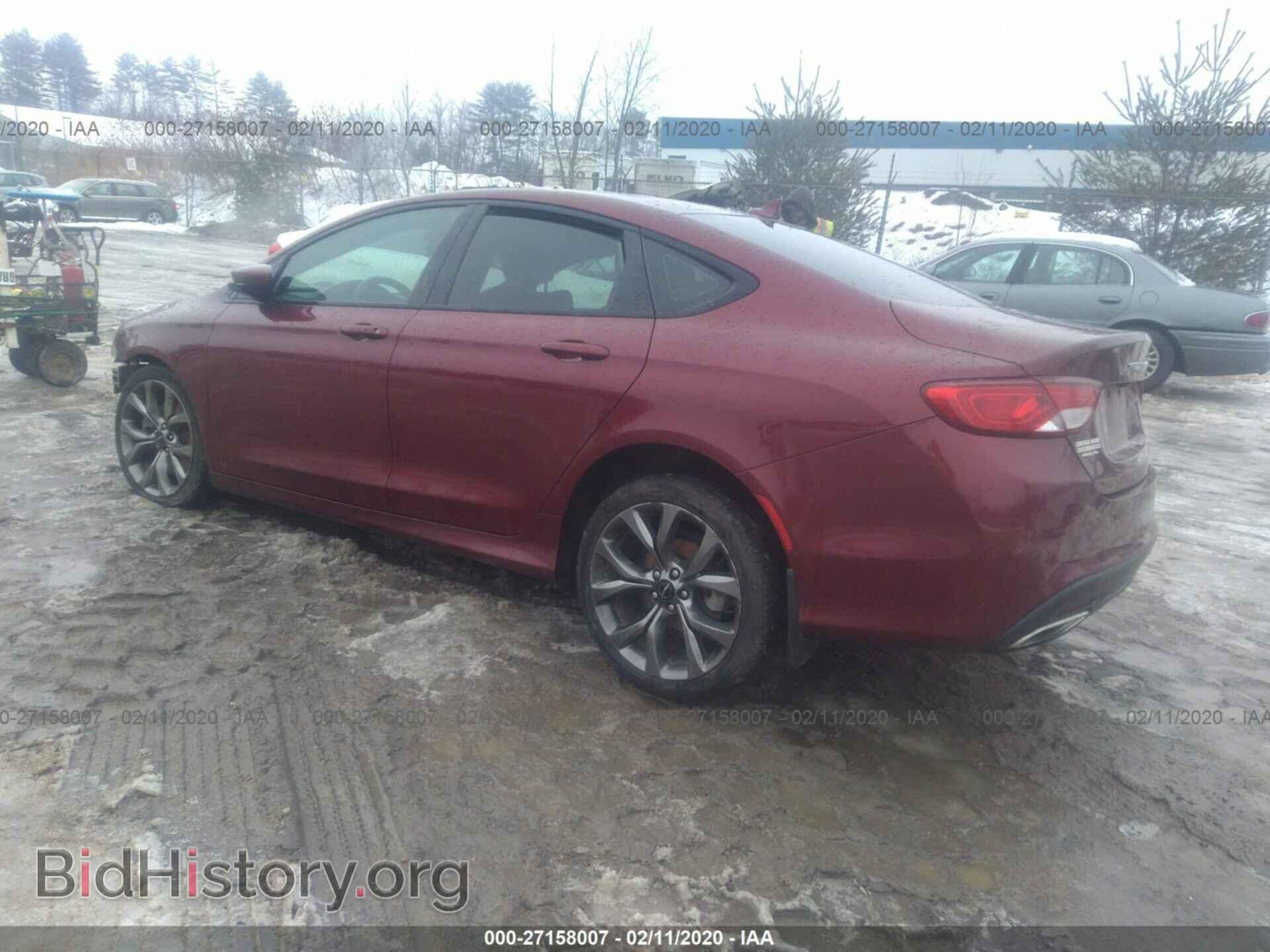 2015 CHRYSLER 200 - VIN: 1C3CCCBG0FN516844 - Фото 3