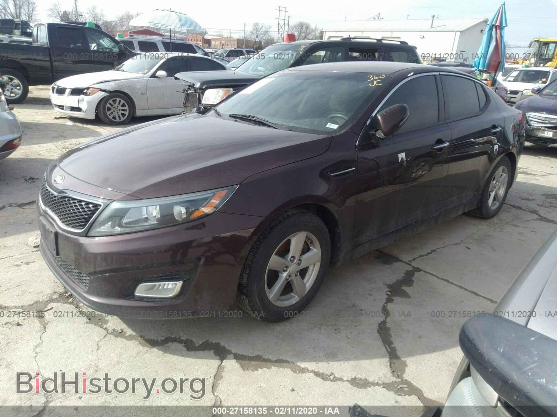 2015 KIA OPTIMA - VIN: 5XXGM4A70FG404168 - Фото 2