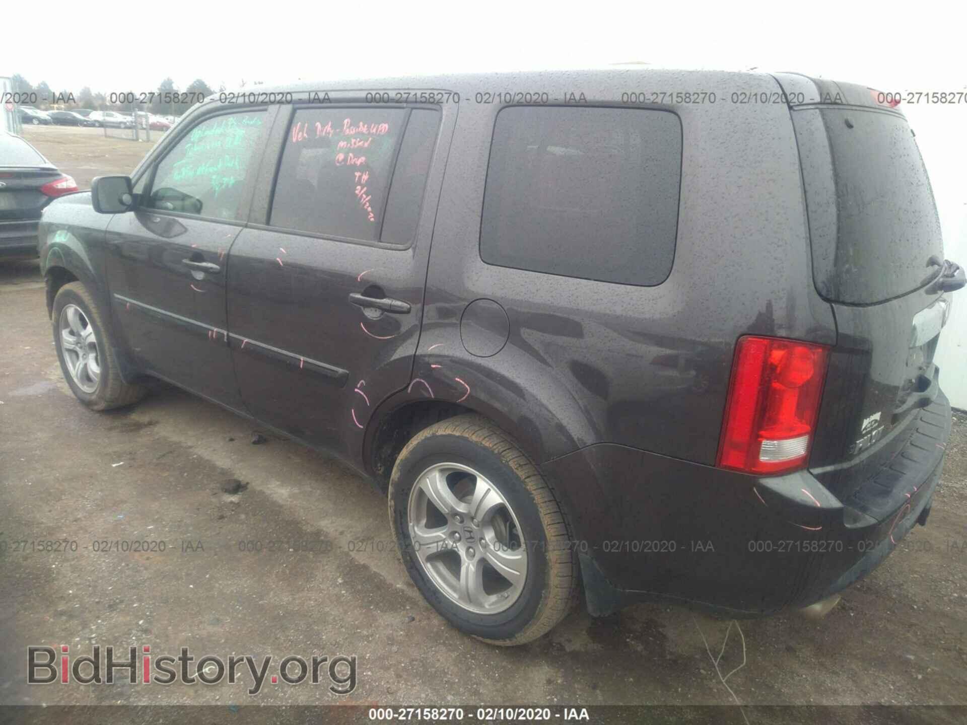 2012 HONDA PILOT - VIN: 5FNYF3H52CB031338 - Фото 3