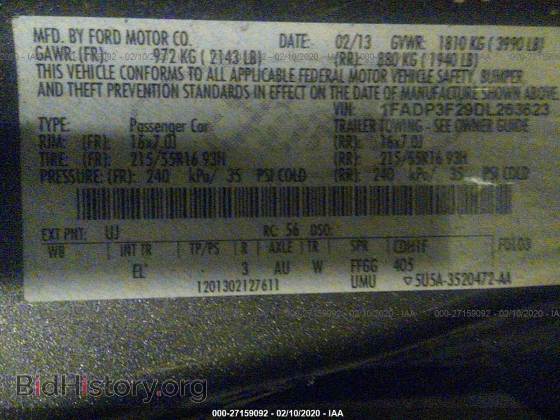 2013 FORD FOCUS - VIN: 1FADP3F29DL263623 - Photo 9