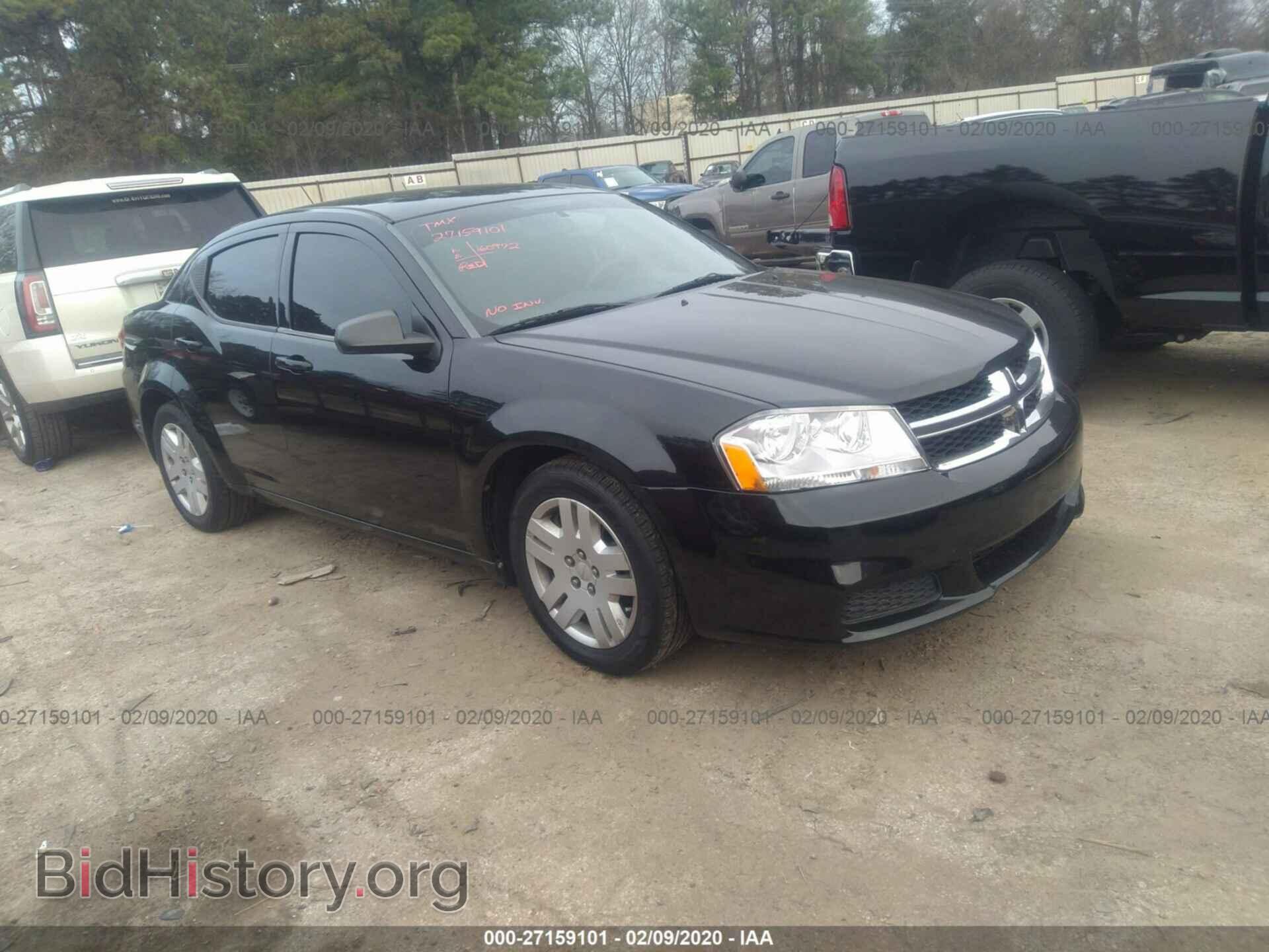 Photo 1C3CDZAB9CN197008 - DODGE AVENGER 2012