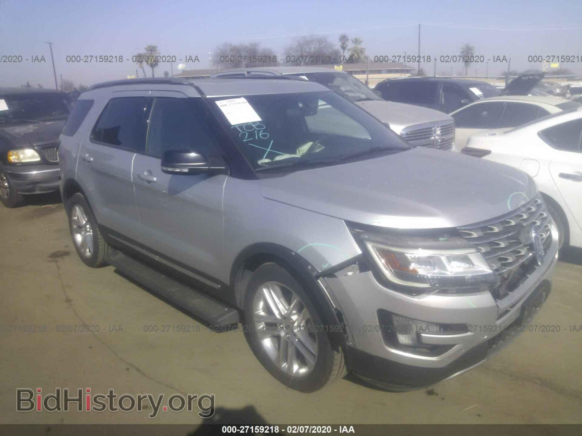 Фотография 1FM5K7D88GGD29535 - FORD EXPLORER 2016