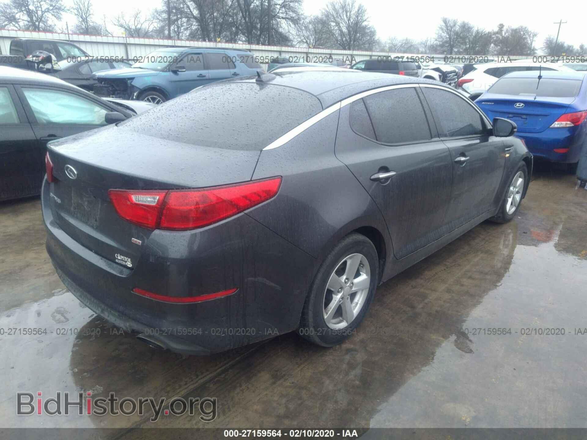 2015 KIA OPTIMA - VIN: KNAGM4A71F5629345 - Photo 4