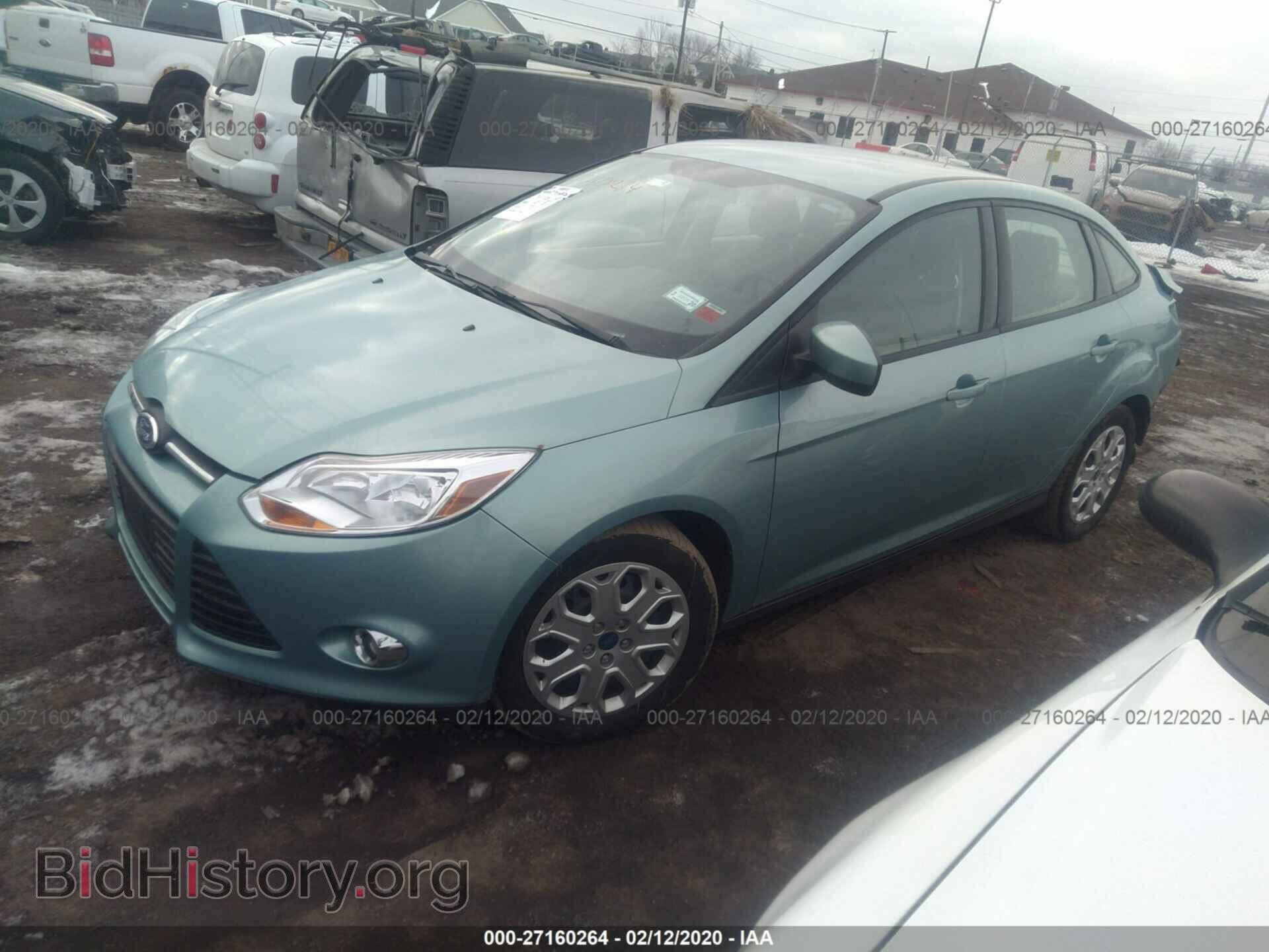2012 FORD FOCUS - VIN: 1FAHP3F26CL328606 - Фото 2