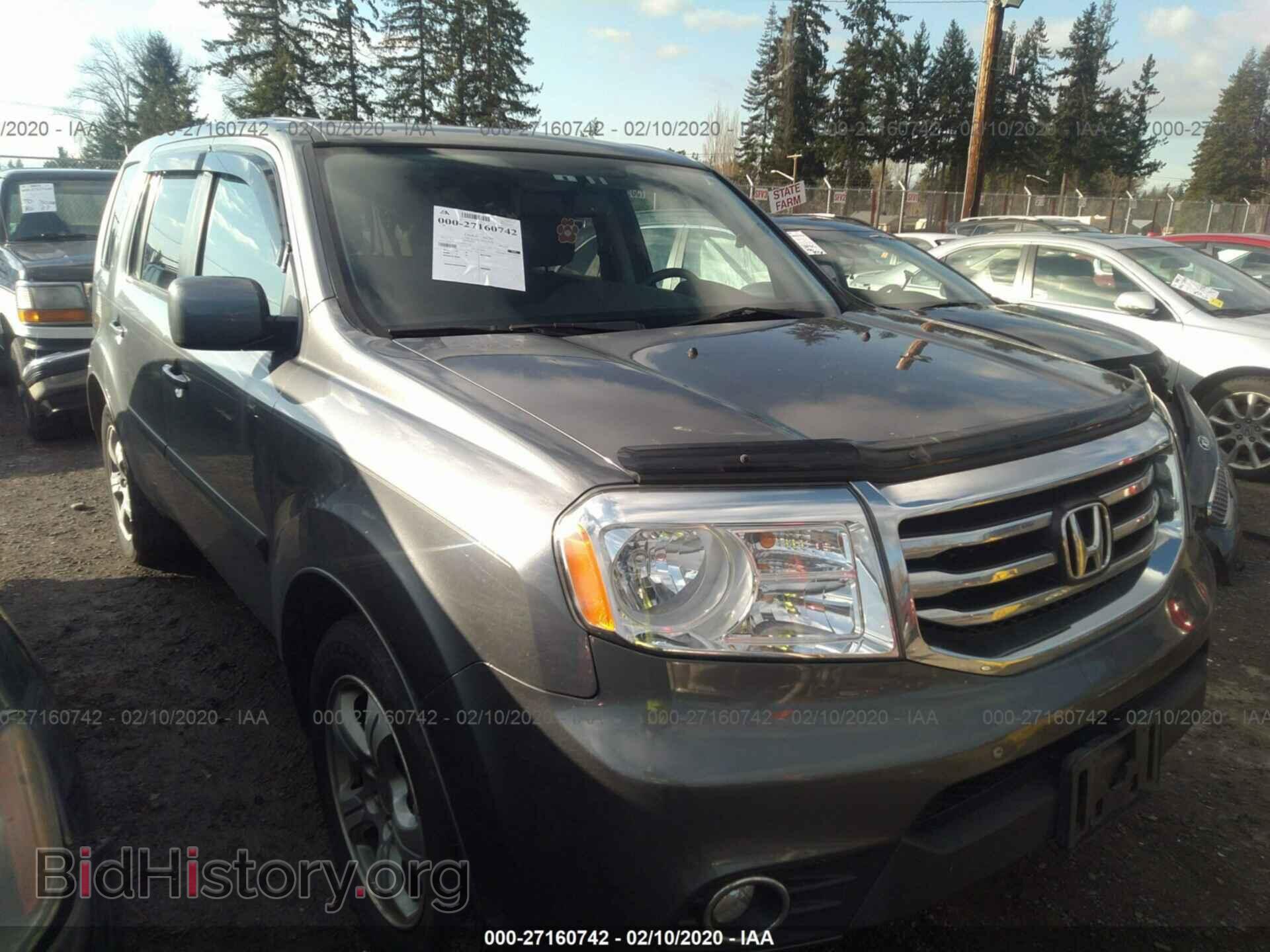 Photo 5FNYF4H5XDB071299 - HONDA PILOT 2013