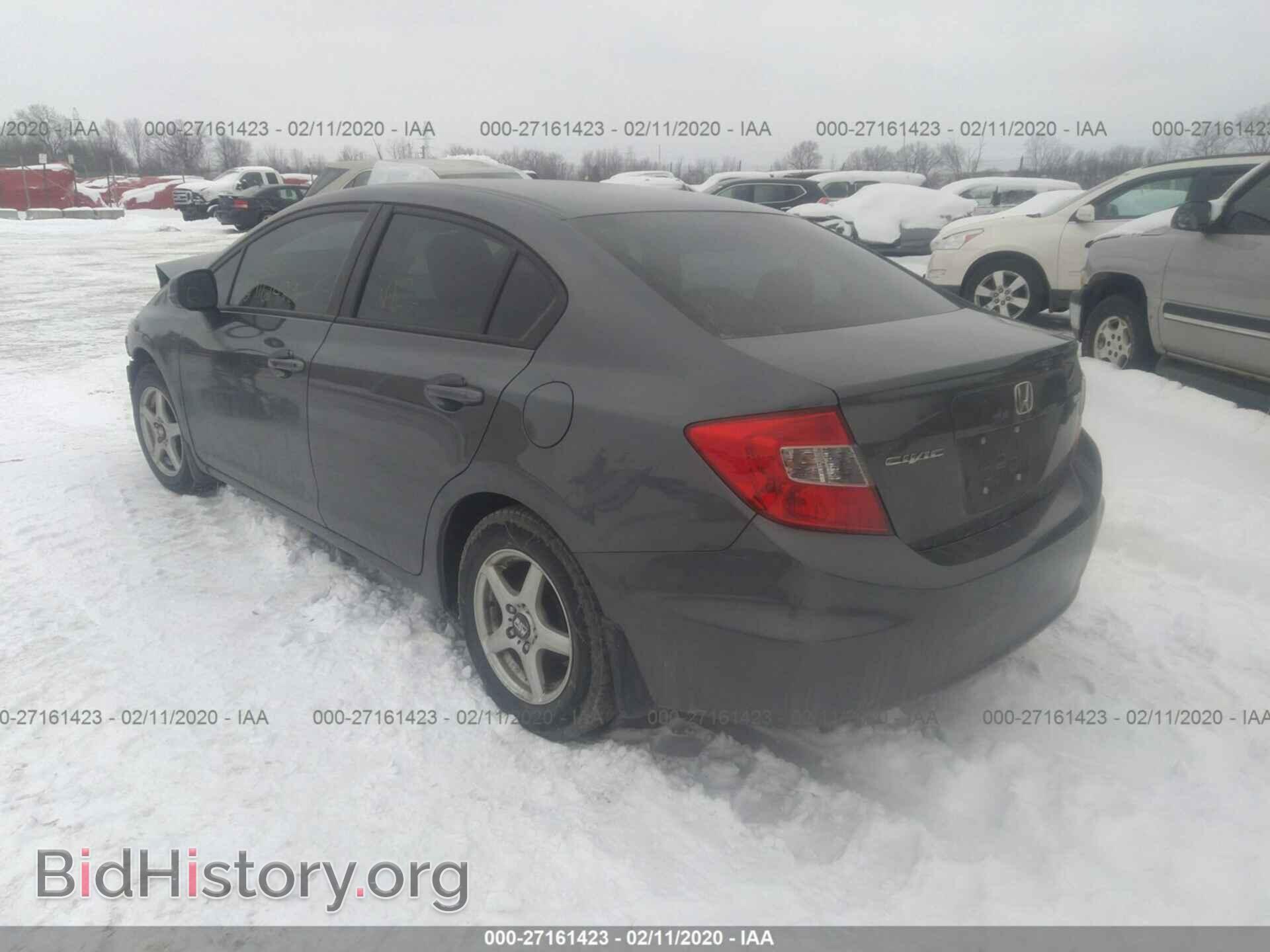 2012 HONDA CIVIC - VIN: 19XFB2F57CE100322 - Фото 3