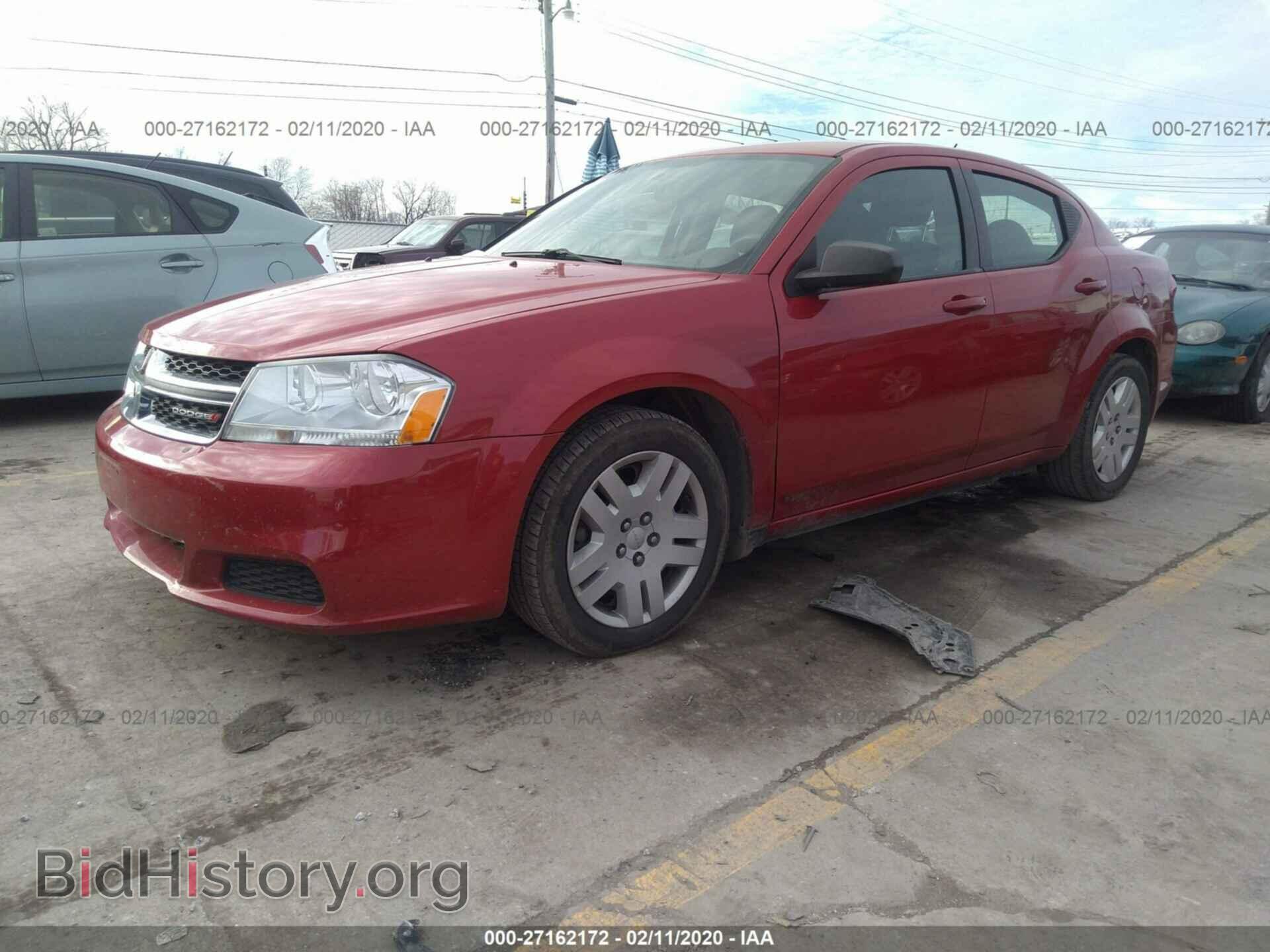 2013 DODGE AVENGER - VIN: 1C3CDZAB6DN596203 - Фото 2